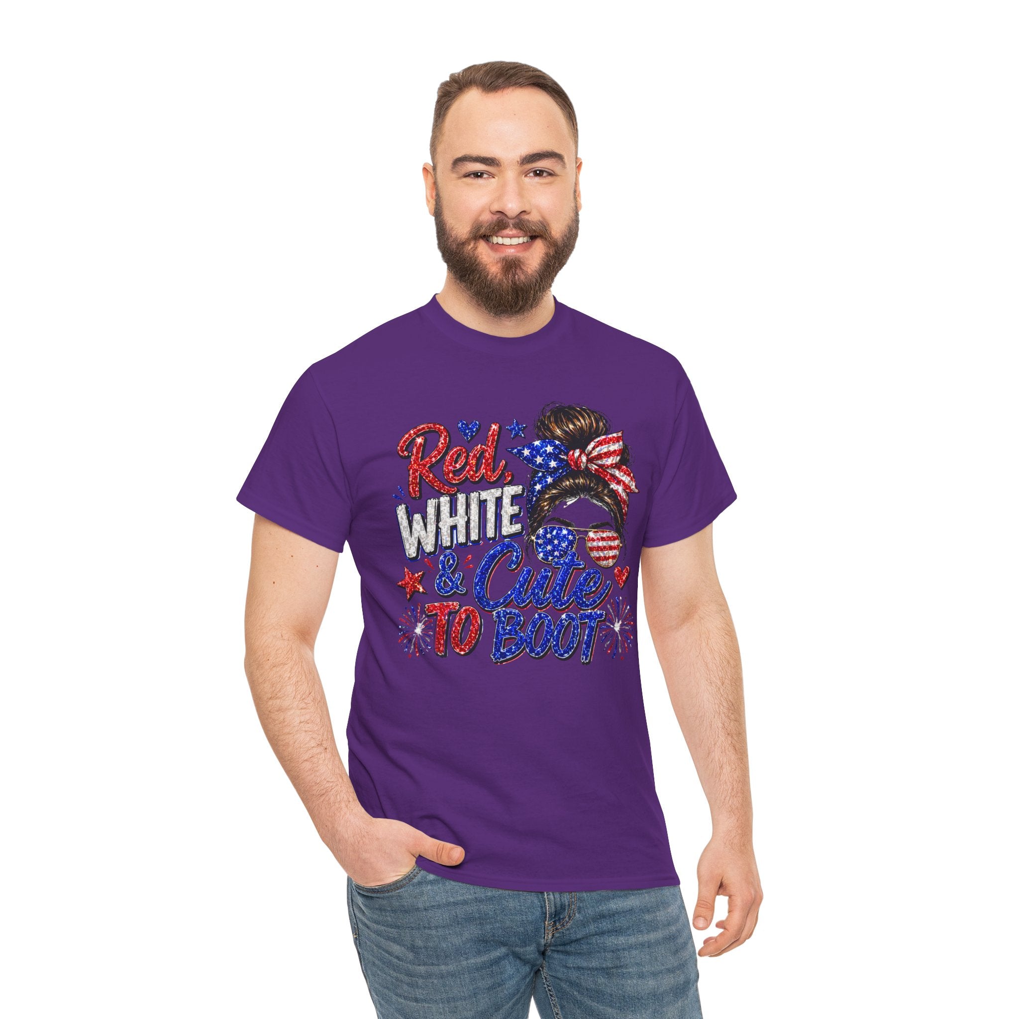 Patriotic 'Red White & Cute To Boot' Tee