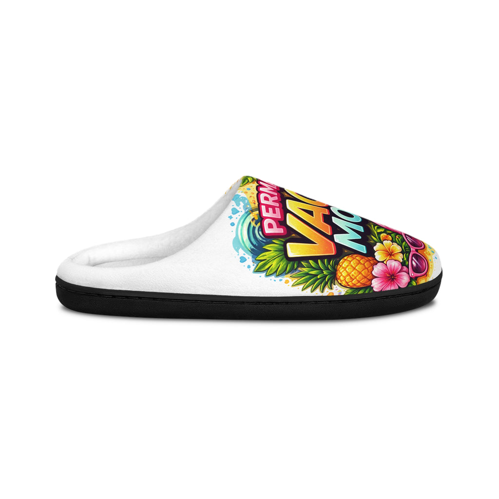 Slippers — 'Permanent Vacay Mode' Tropical Indoor Slides