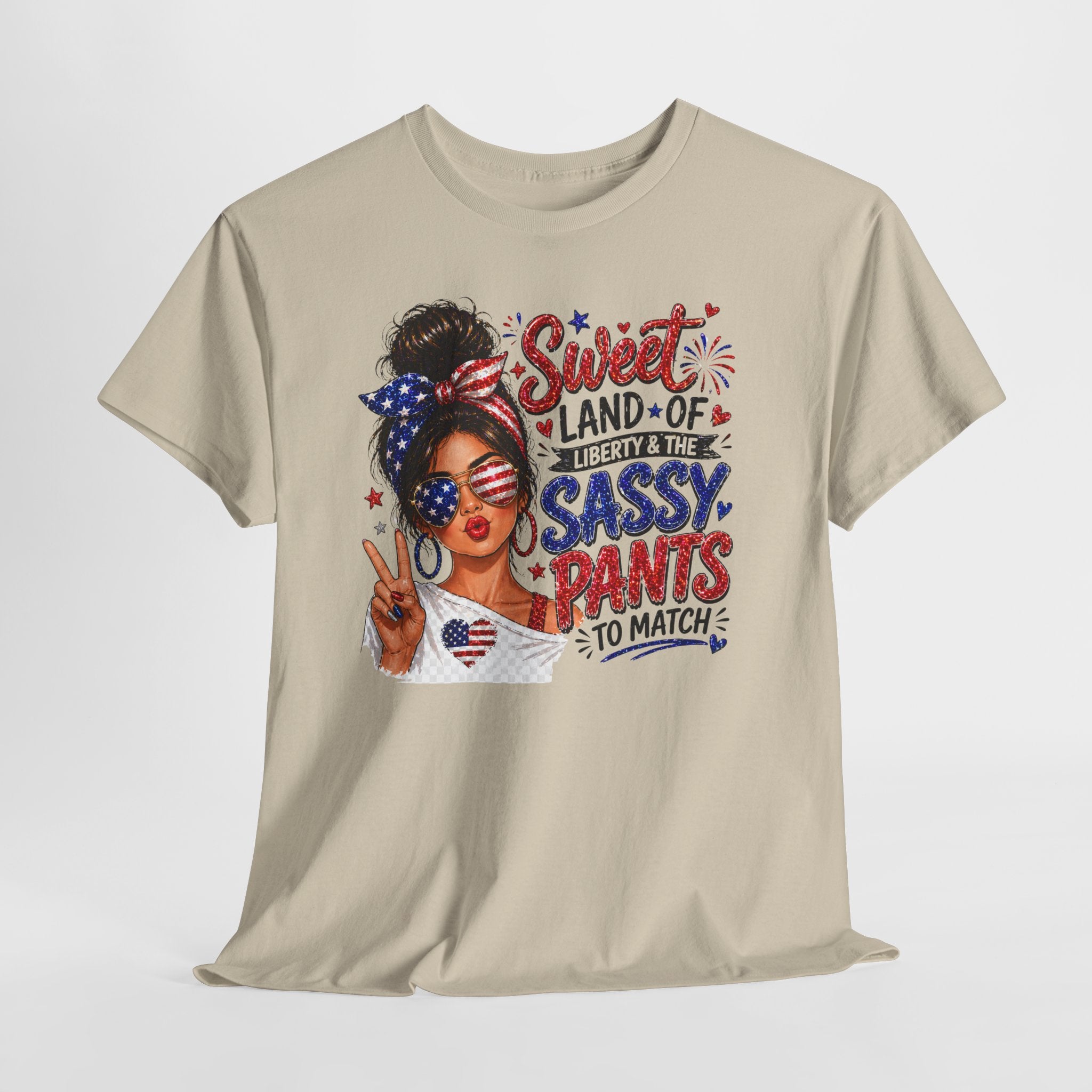 Patriotic 'Sweet Land of Liberty' Sassy Pants Tee