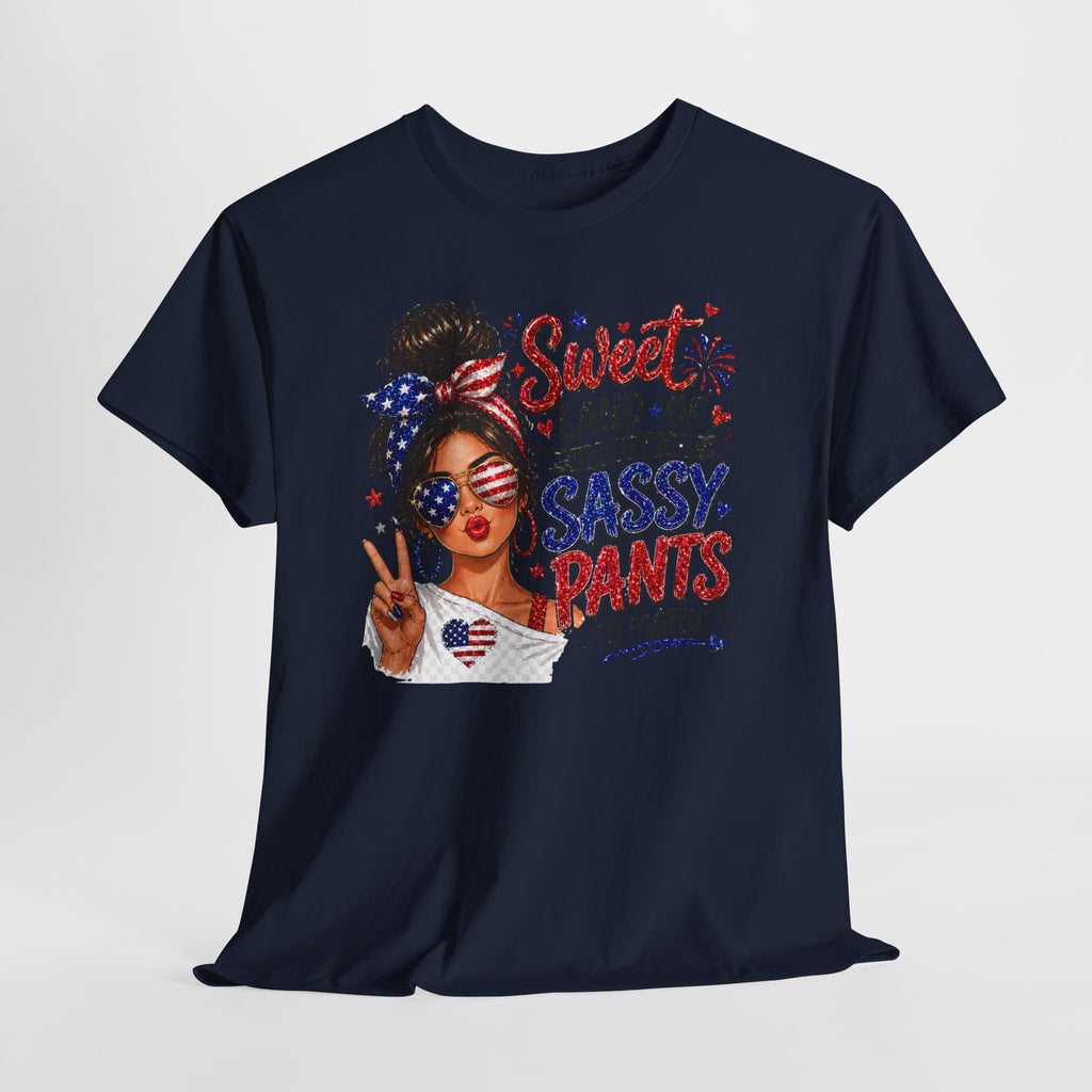 Patriotic 'Sweet Land of Liberty' Sassy Pants Tee