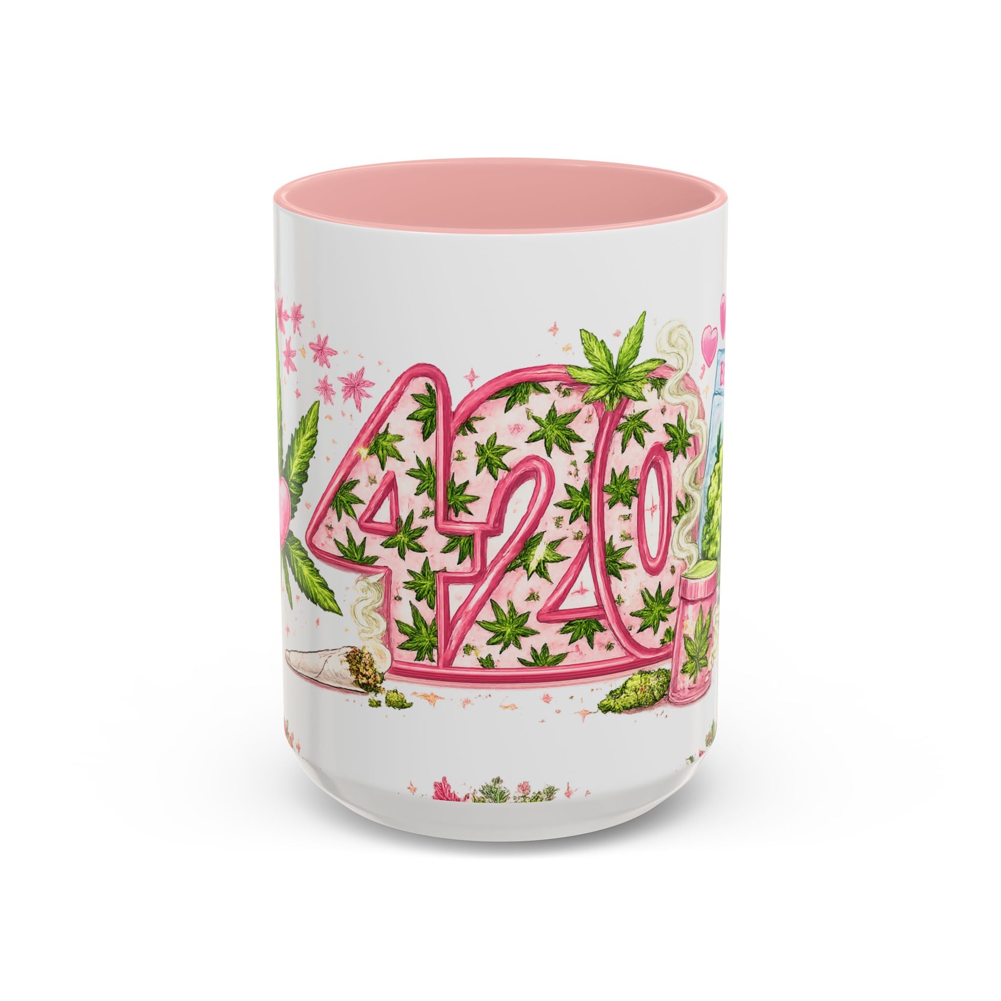 420 Cannabis Coffee Mug — 'Best Buds' Accent Tea Cup (11/15oz)