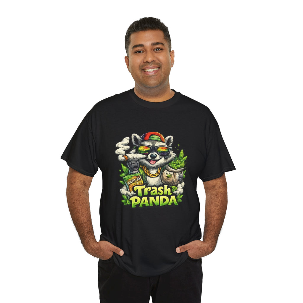 Trash Panda Graphic Tee — Funny Raccoon Streetwear Shirt