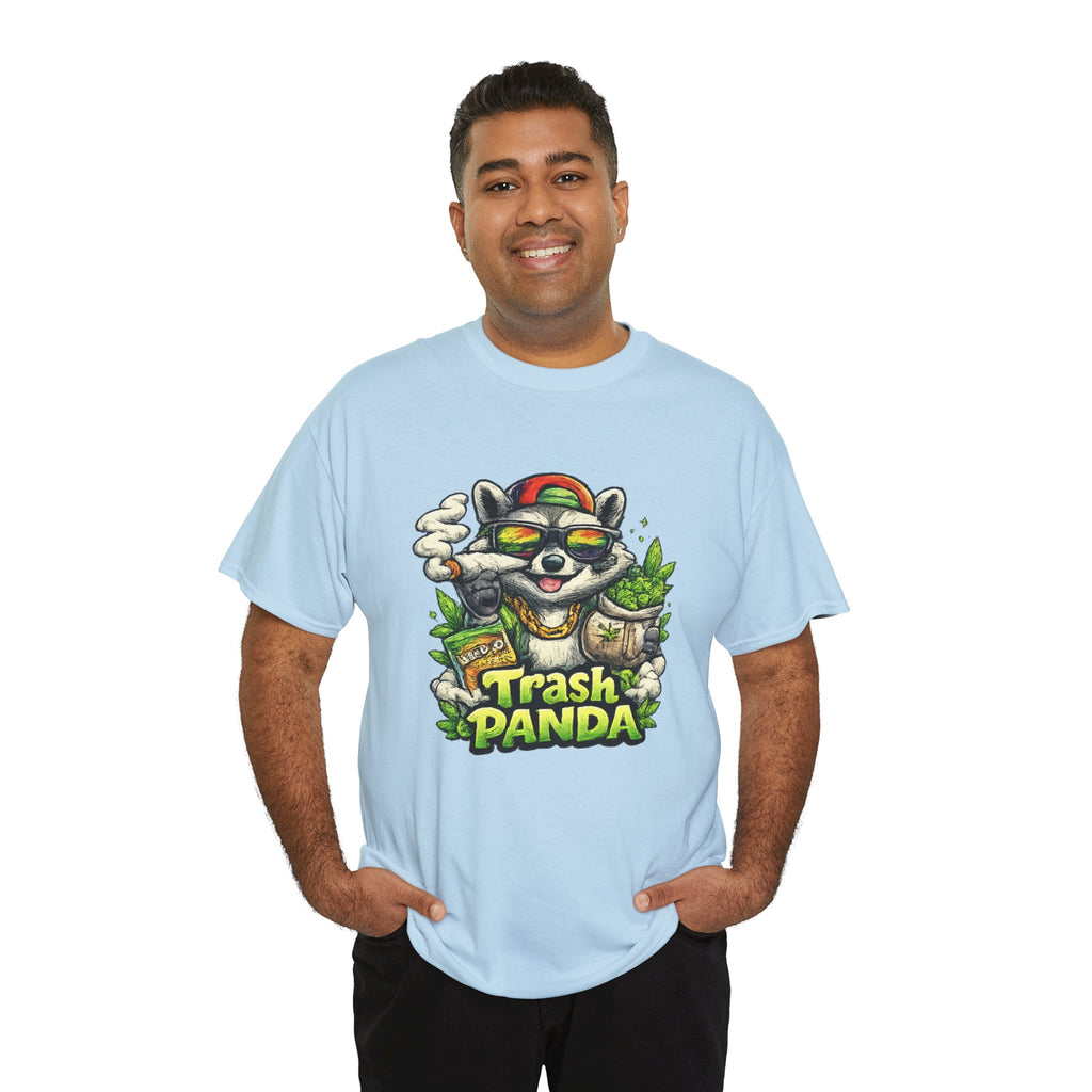 Trash Panda Graphic Tee — Funny Raccoon Streetwear Shirt