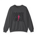 Do Not Engage Crewneck Sweatshirt – Bold Lightning Graphic Streetwear