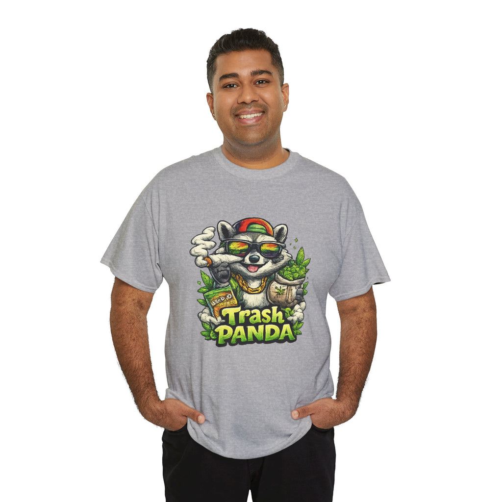 Trash Panda Graphic Tee — Funny Raccoon Streetwear Shirt