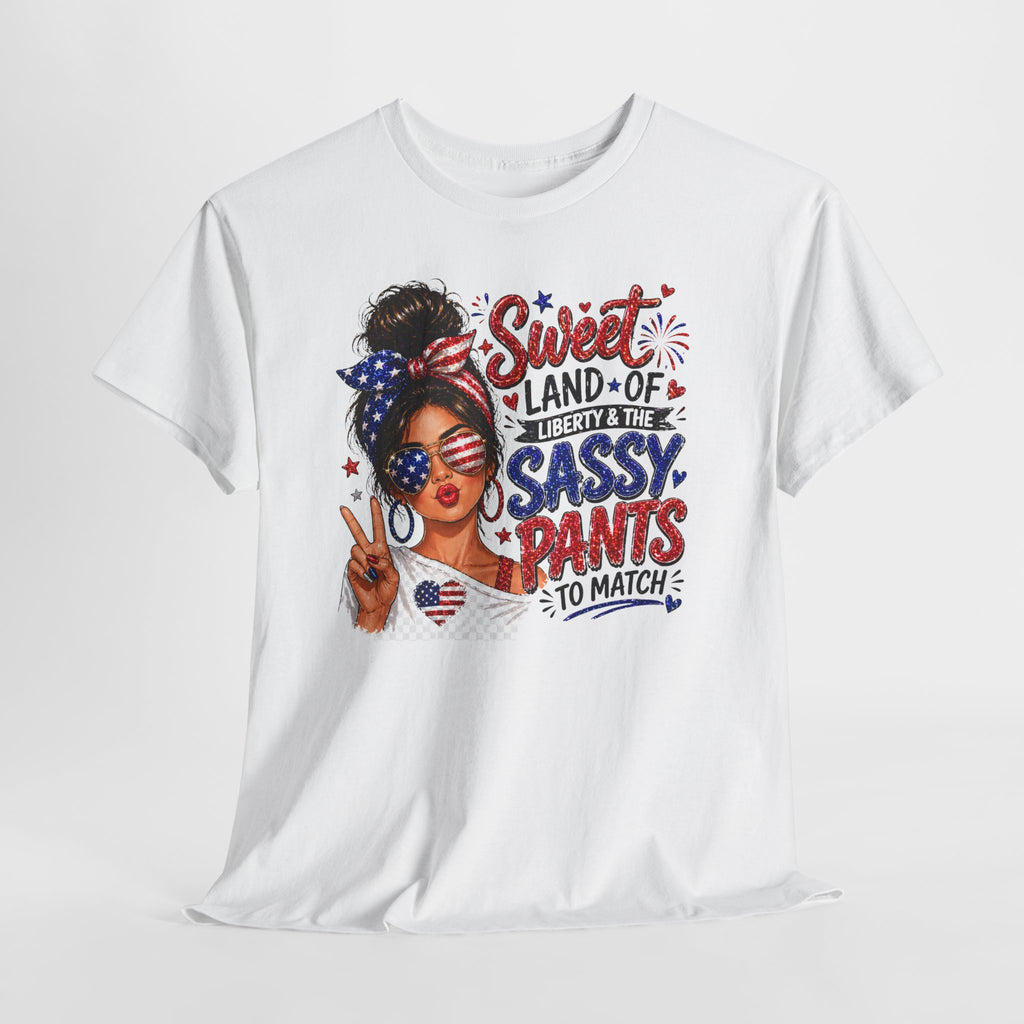 Patriotic 'Sweet Land of Liberty' Sassy Pants Tee