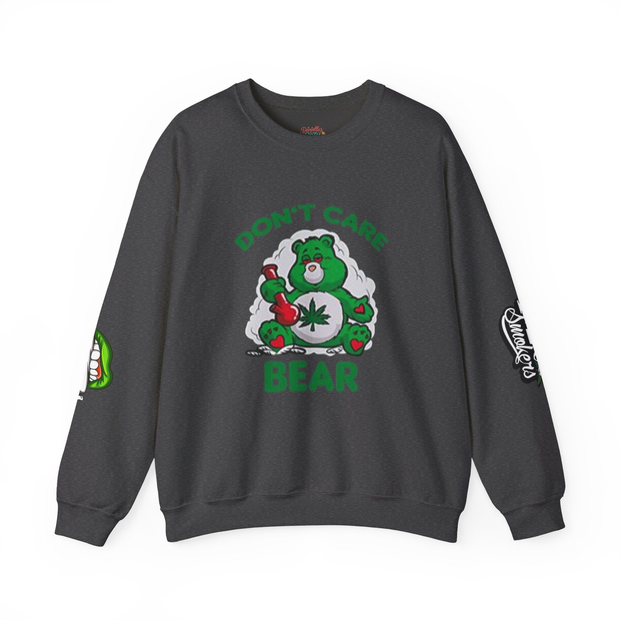 I Don't Care Bear Sweatshirt — Funny Graphic Crewneck