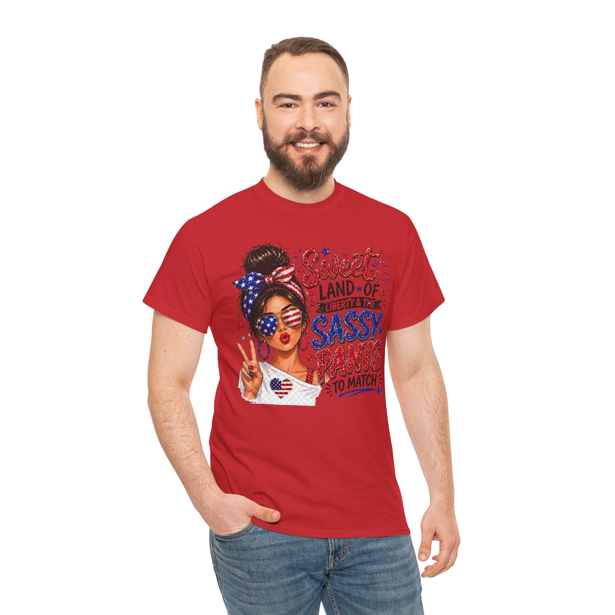 Patriotic 'Sweet Land of Liberty' Sassy Pants Tee