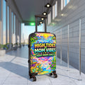 High Tides Mom Vibes Carry-On Suitcase — Keep Mom Chill Beach Travel Luggage