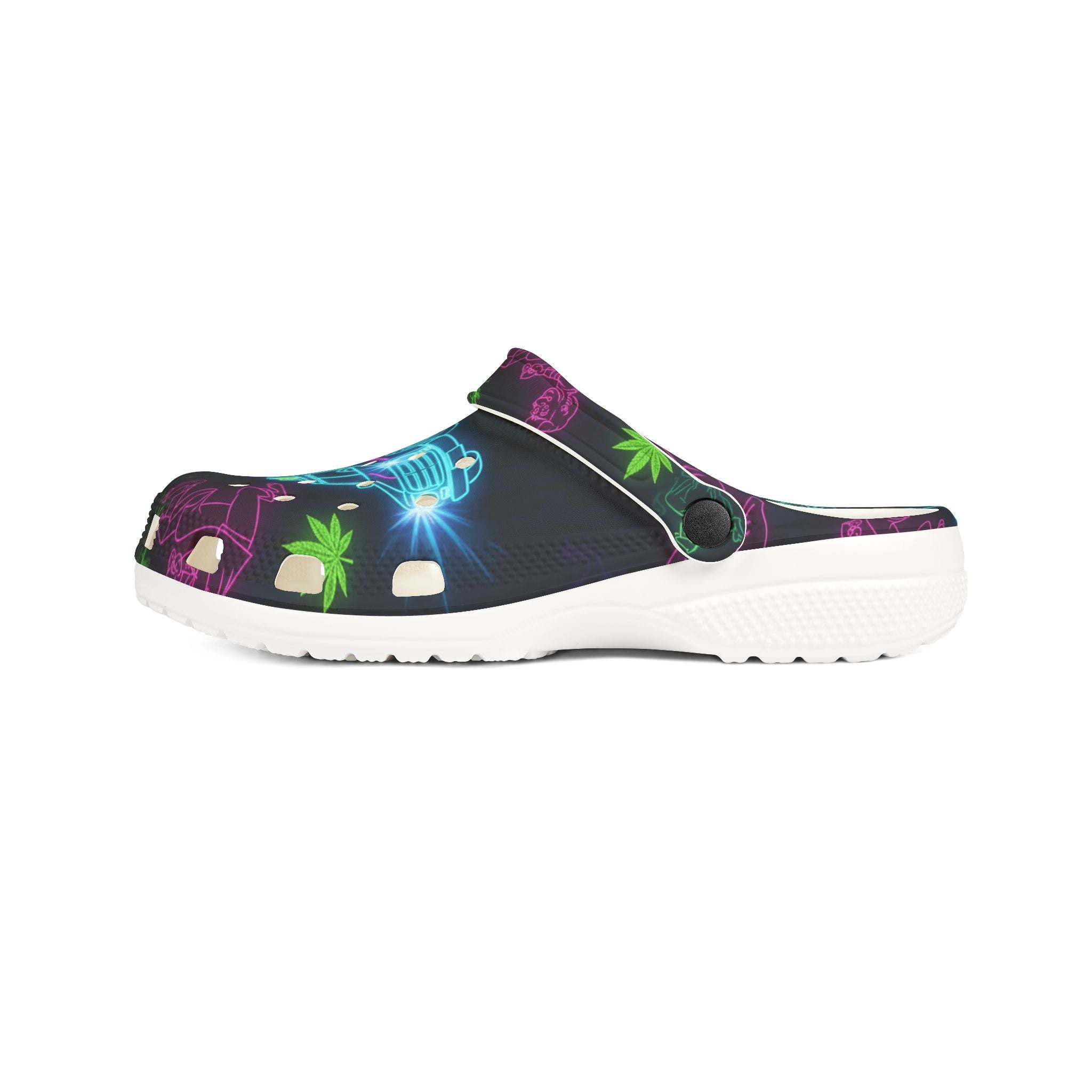 Neon Beach Party Clogs — EVA Foam Garden Shoes