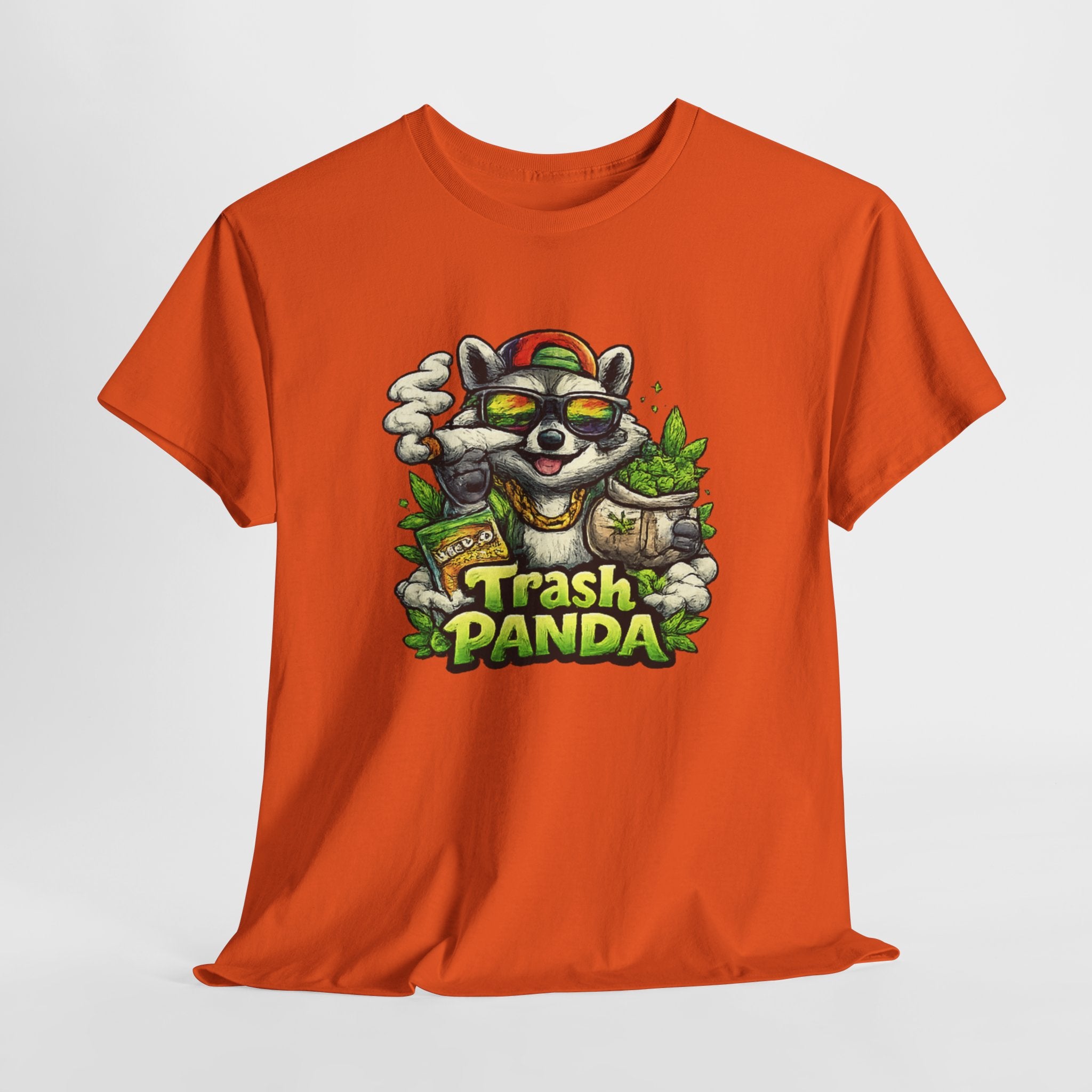 Trash Panda Graphic Tee — Funny Raccoon Streetwear Shirt