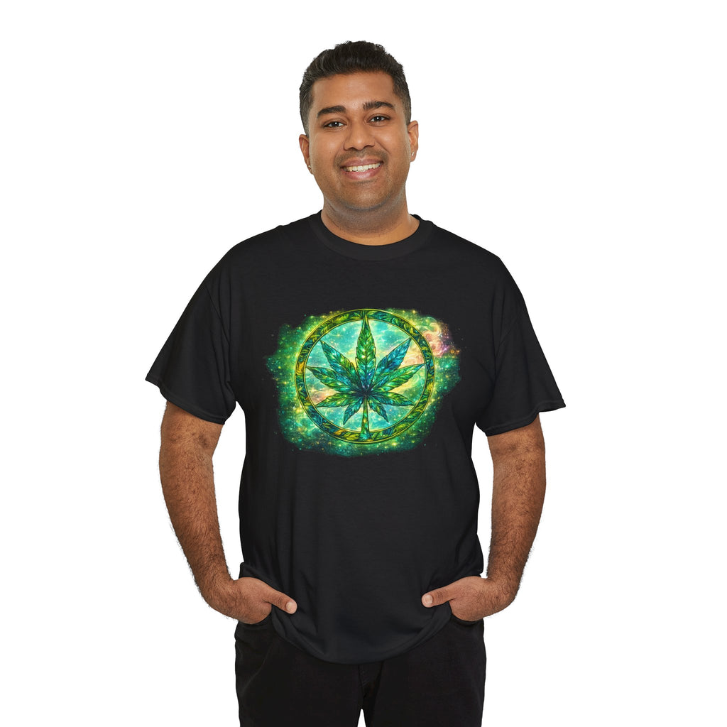Marijuana Leaf Tie-Dye T-Shirt