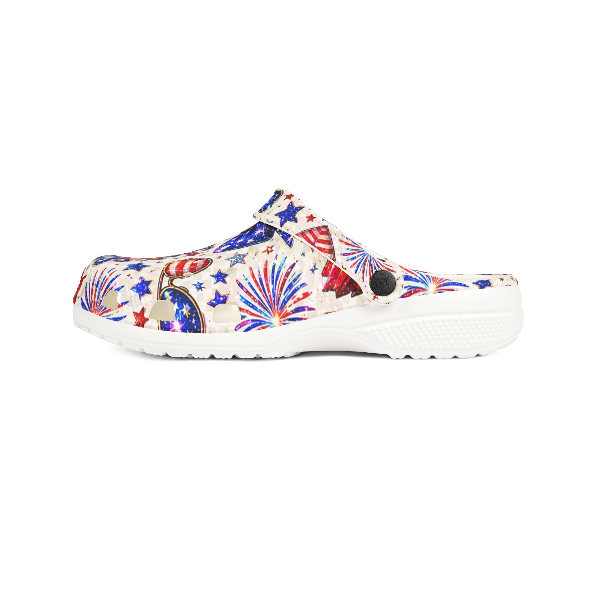 Patriotic USA EVA Foam Clogs – Stars, Stripes & Good Times Slip-Ons