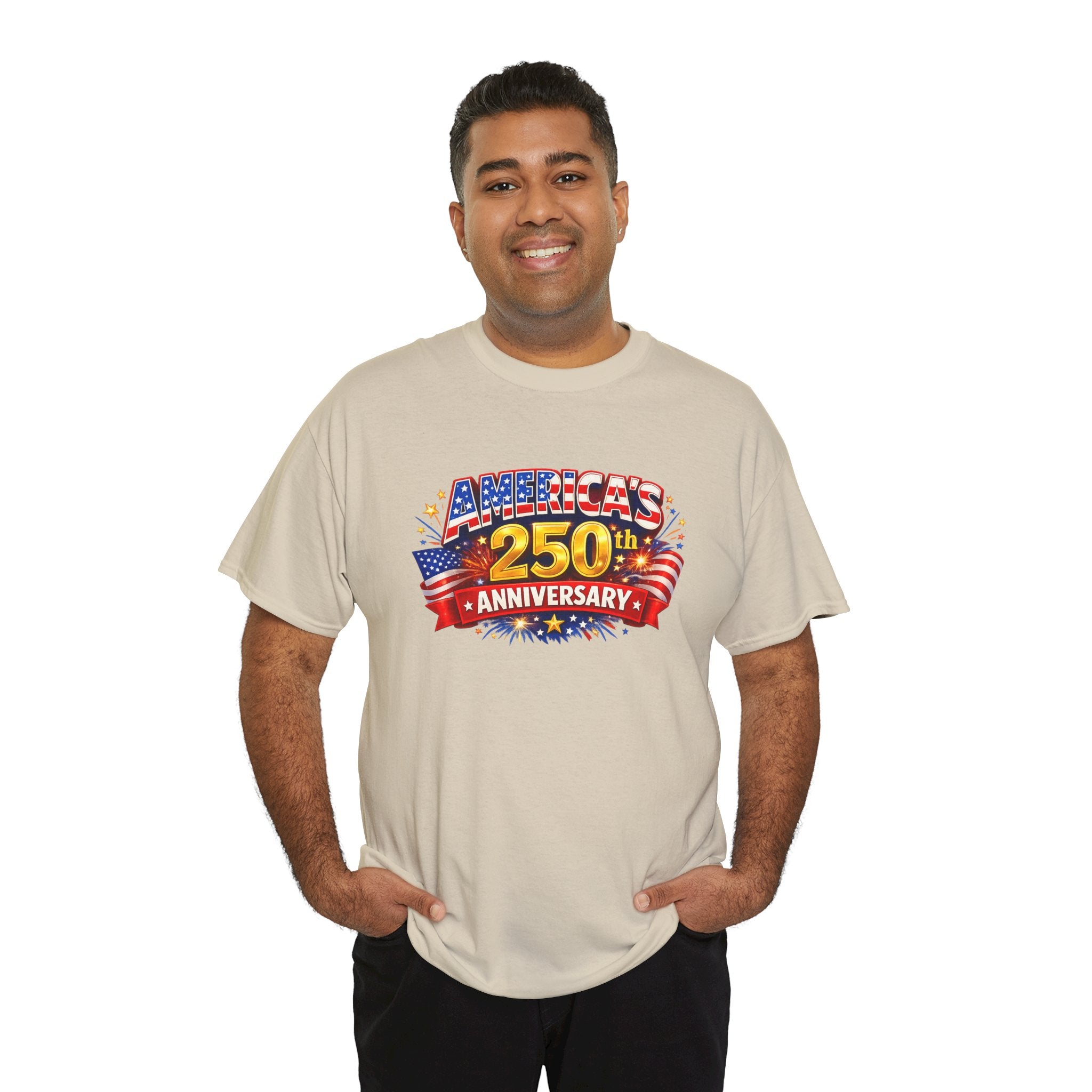 America's 250th Anniversary T-Shirt — Patriotic 4th of July Tee