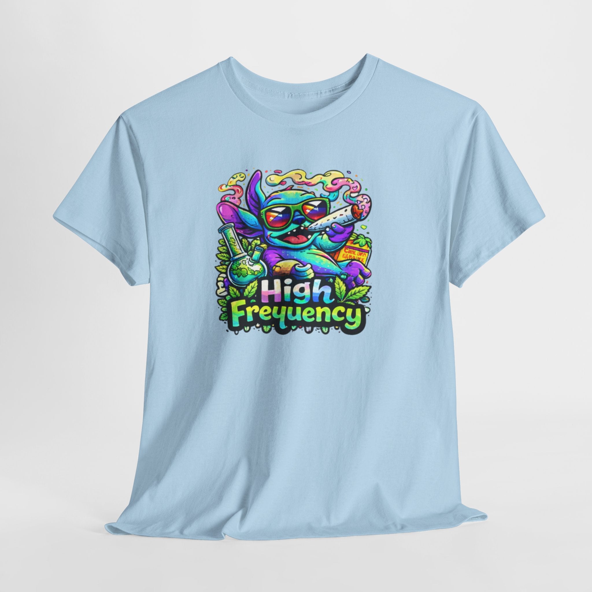 Psychedelic Cat 'High Frequency' Graphic Tee