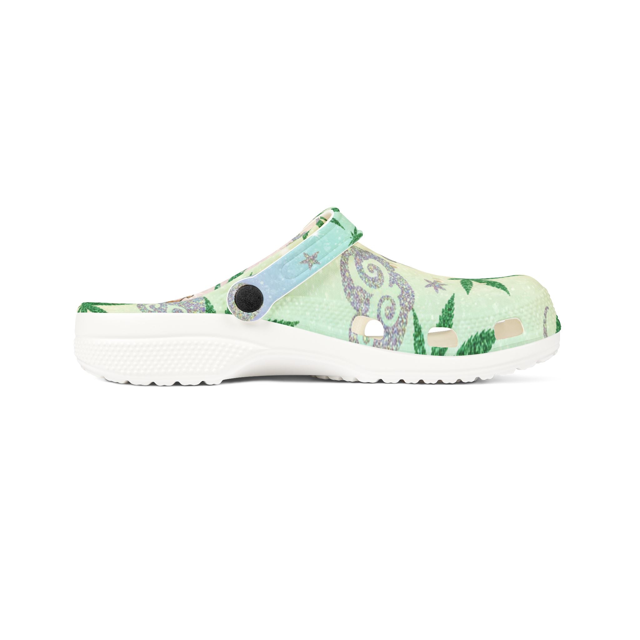 Cartoon Cannabis Camper Clogs - EVA Foam Slip-On Shoes