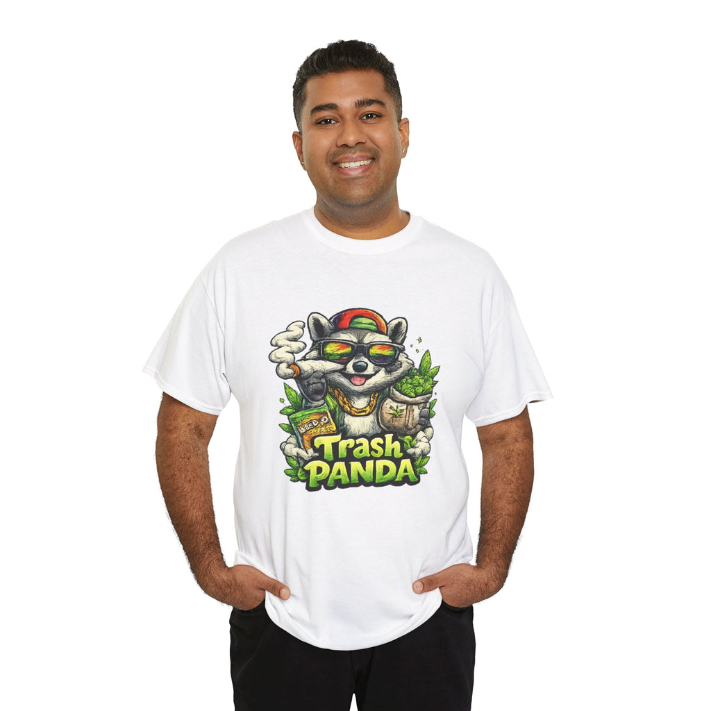 Trash Panda Graphic Tee — Funny Raccoon Streetwear Shirt