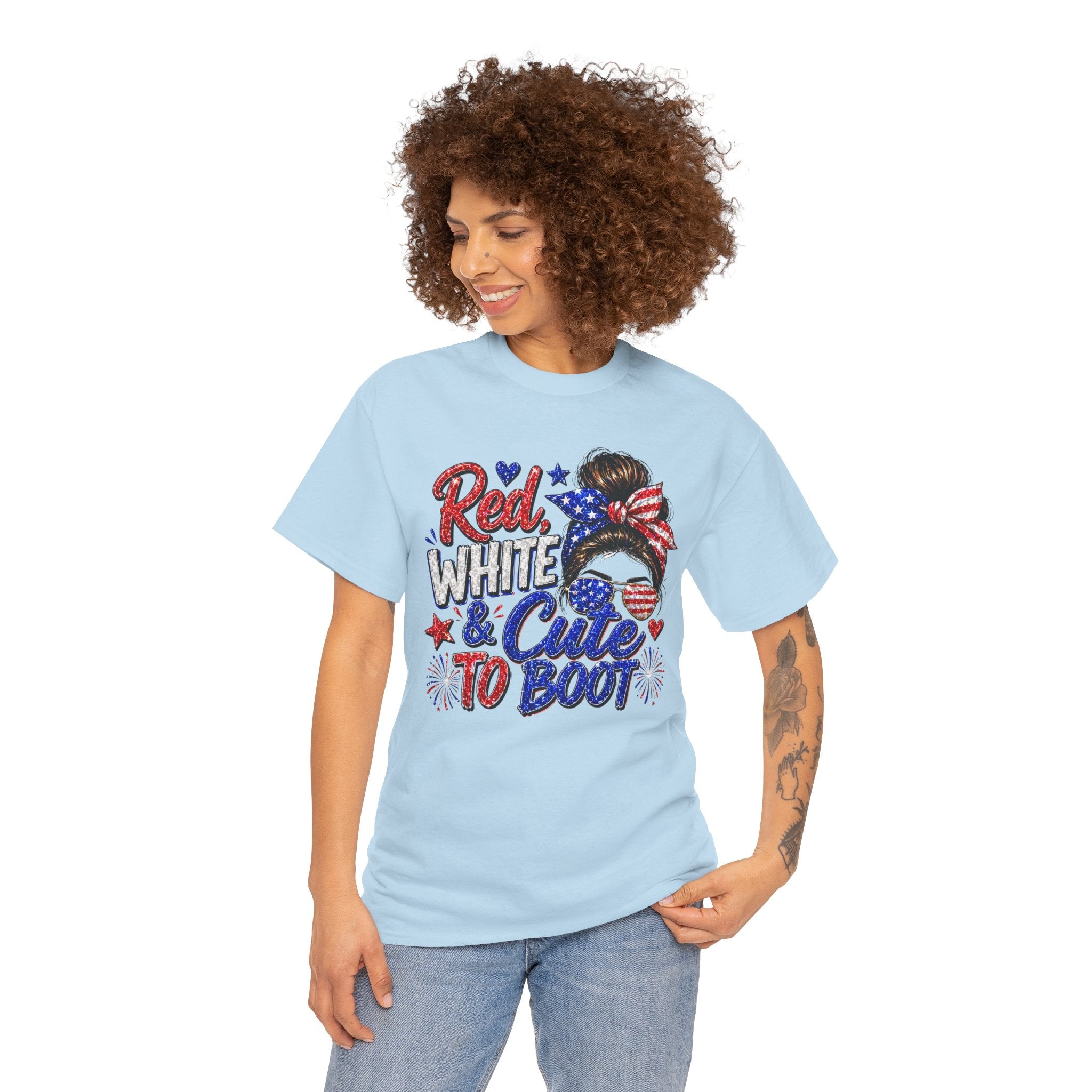 Patriotic 'Red White & Cute To Boot' Tee
