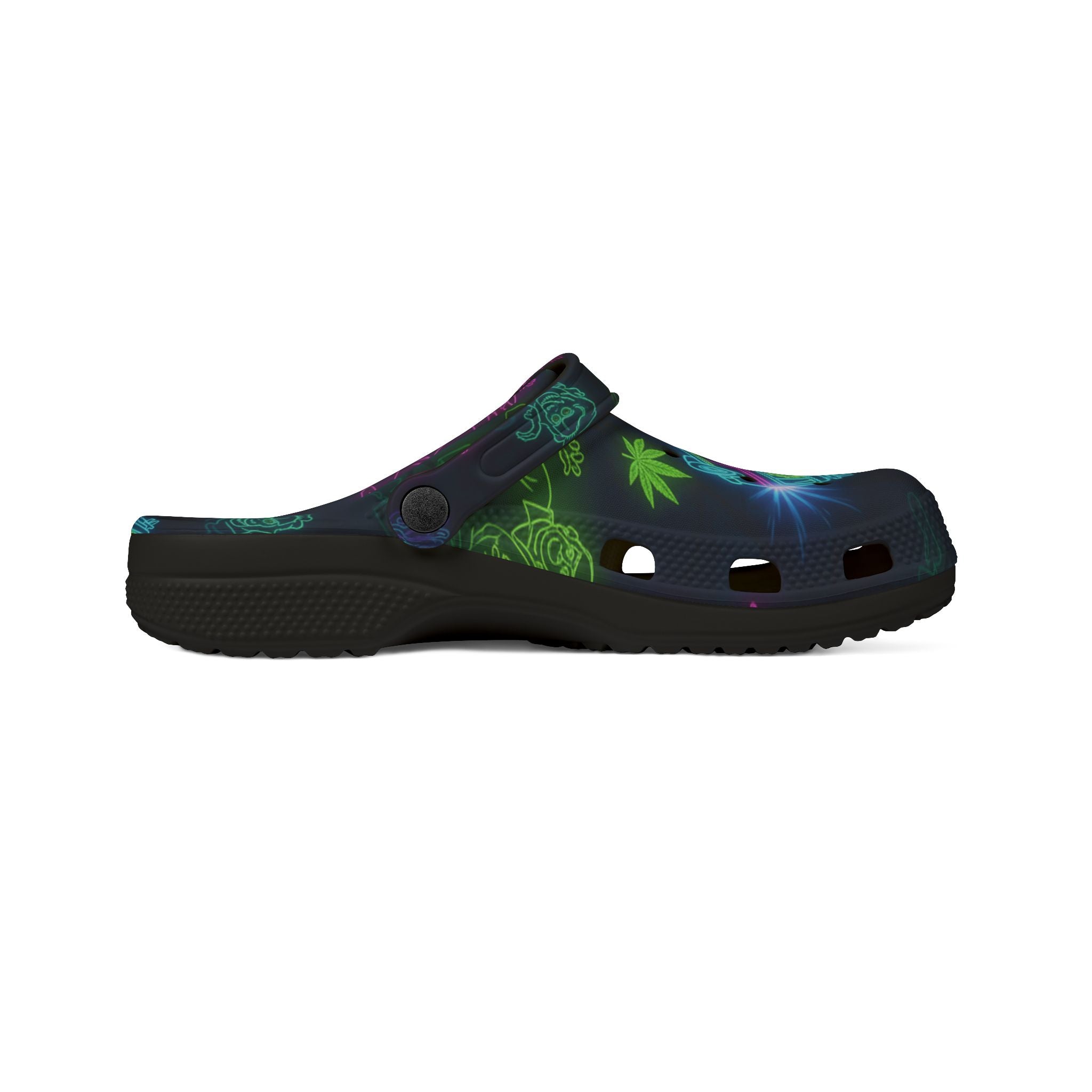 Neon Beach Party Clogs — EVA Foam Garden Shoes