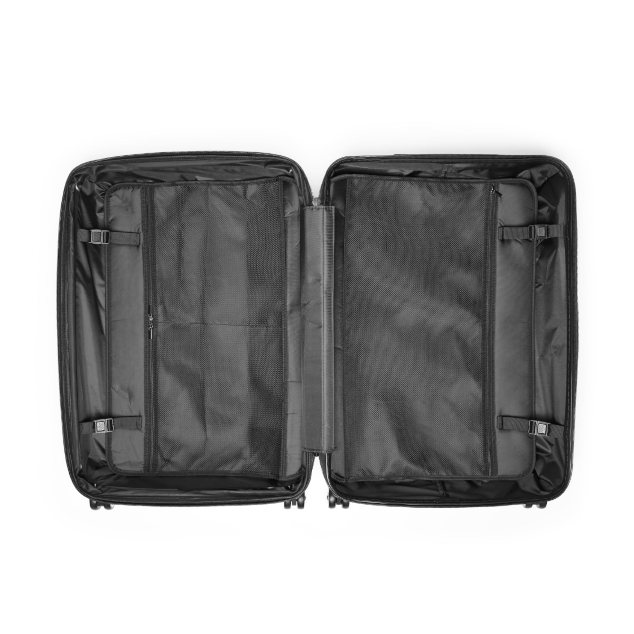 Pink Glam Travel Suitcase Cover – 'Vacay Mode' Cosmetic & Cocktail Pattern