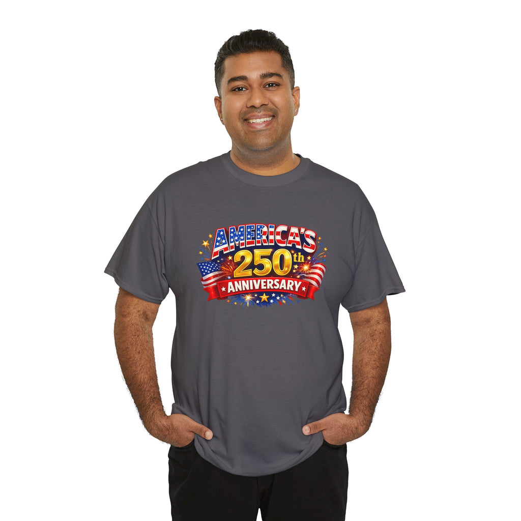 America's 250th Anniversary T-Shirt — Patriotic 4th of July Tee