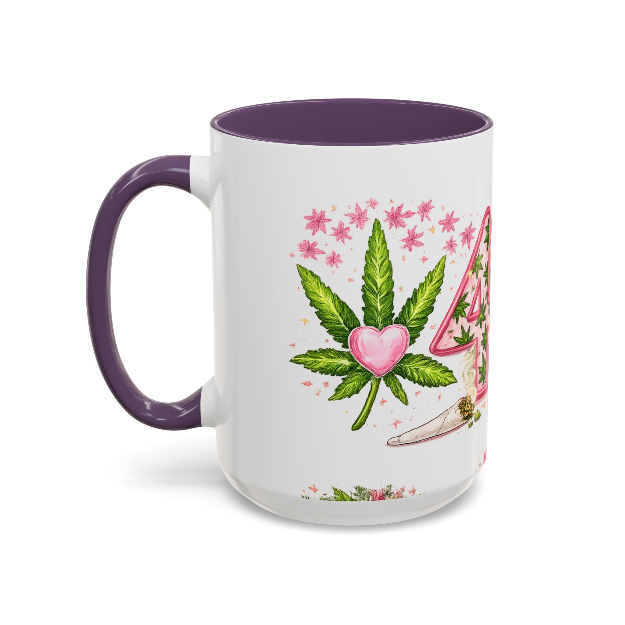 420 Cannabis Coffee Mug — 'Best Buds' Accent Tea Cup (11/15oz)