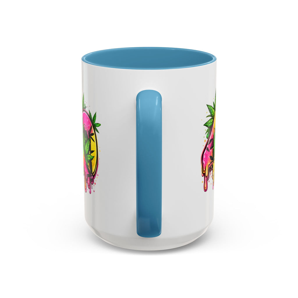 420 Drip Coffee Mug — Colorful Cannabis Stoner Art Accent Mug (11/15oz)