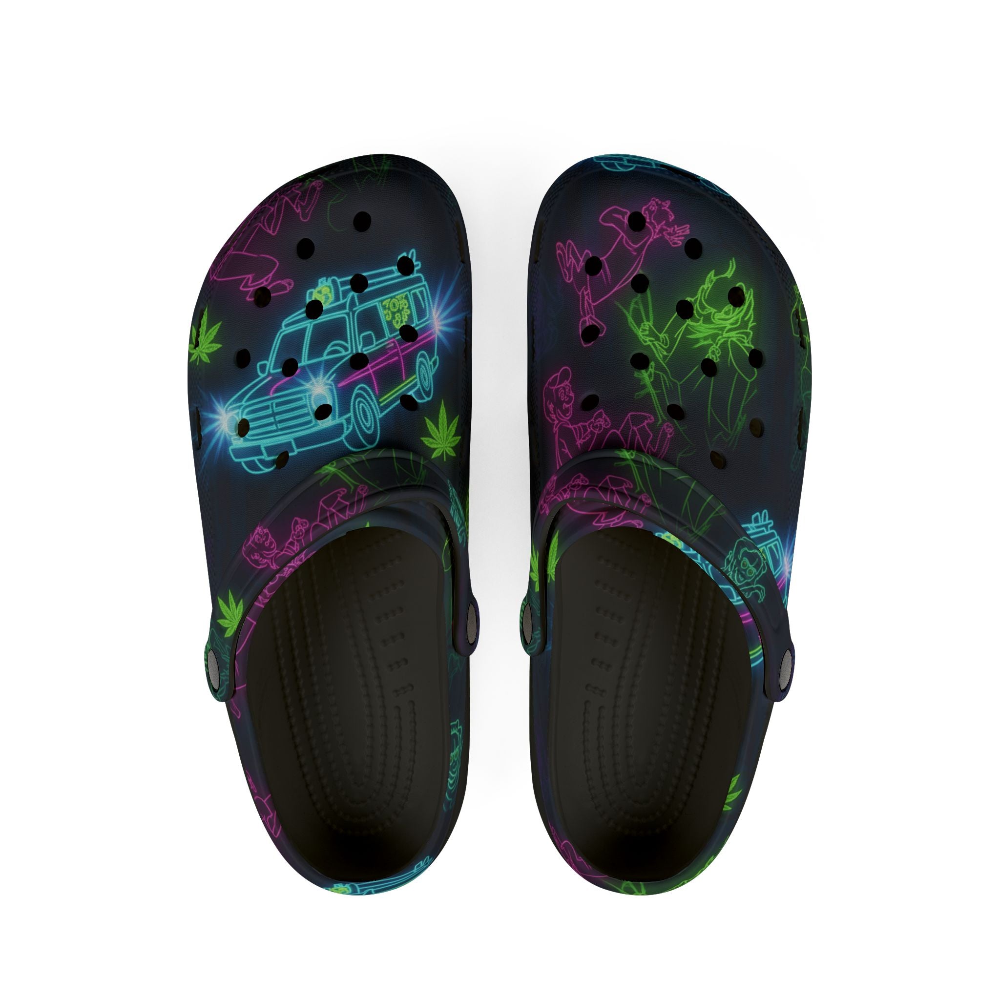 Neon Beach Party Clogs — EVA Foam Garden Shoes