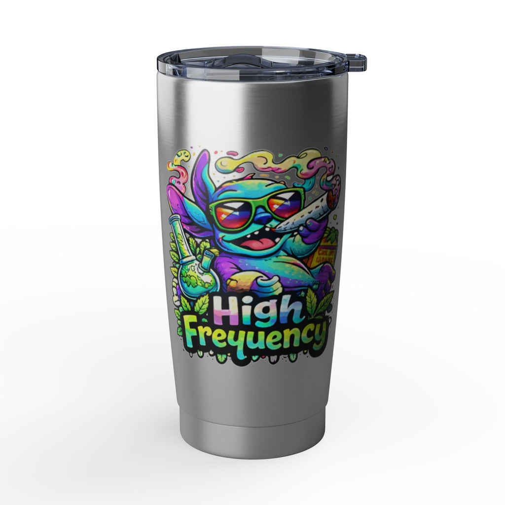 20oz Tumbler — Colorful Vagabond Travel Cup with 'Vagabond' Adventure Artwork