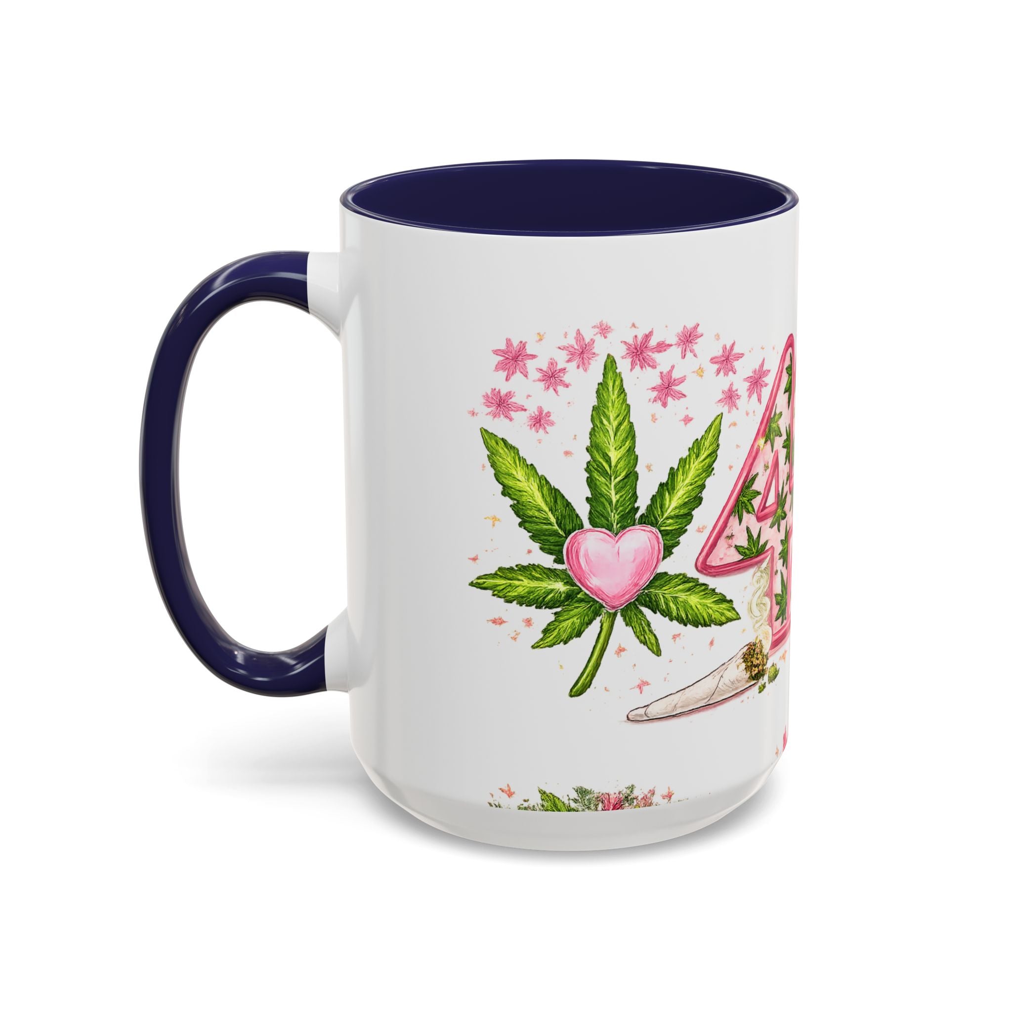 420 Cannabis Coffee Mug — 'Best Buds' Accent Tea Cup (11/15oz)