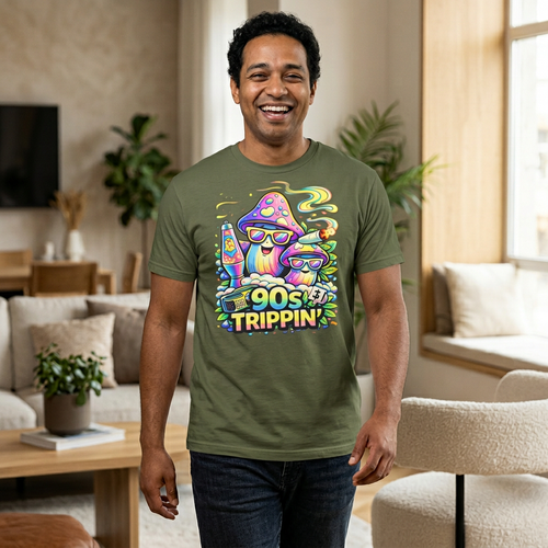 90s Trippin' Mushroom Tee