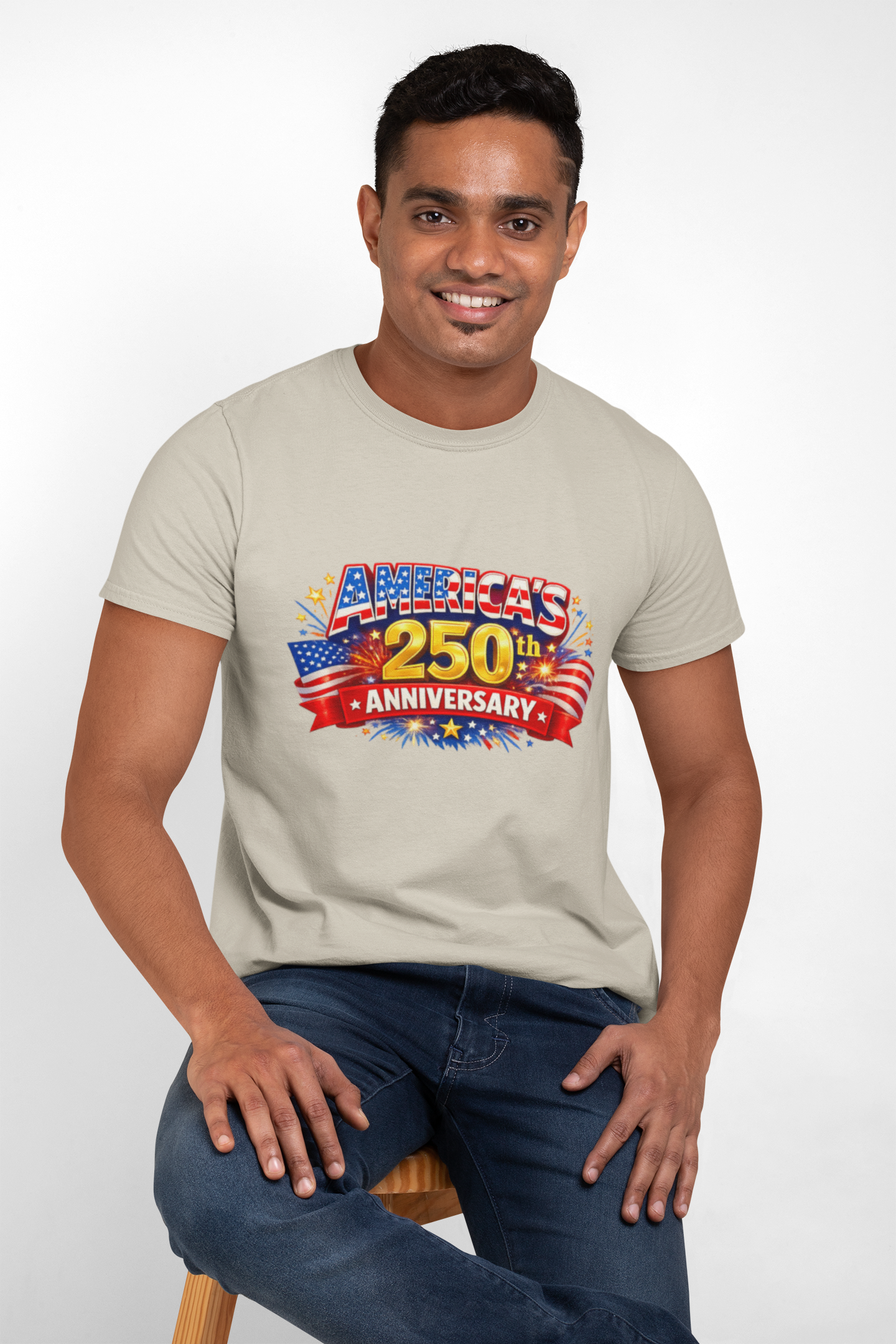 America's 250th Anniversary T-Shirt — Patriotic 4th of July Tee