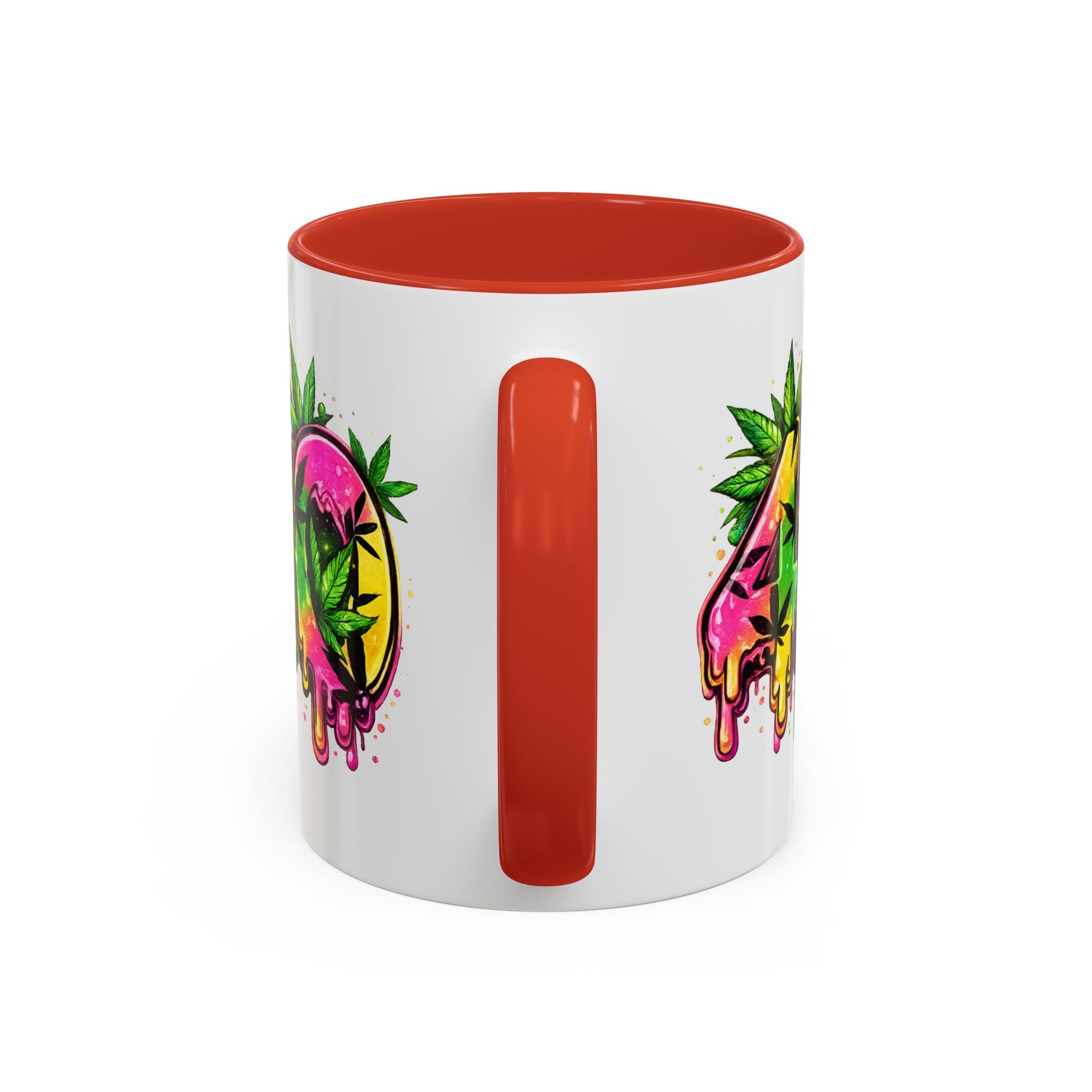 420 Drip Coffee Mug — Colorful Cannabis Stoner Art Accent Mug (11/15oz)