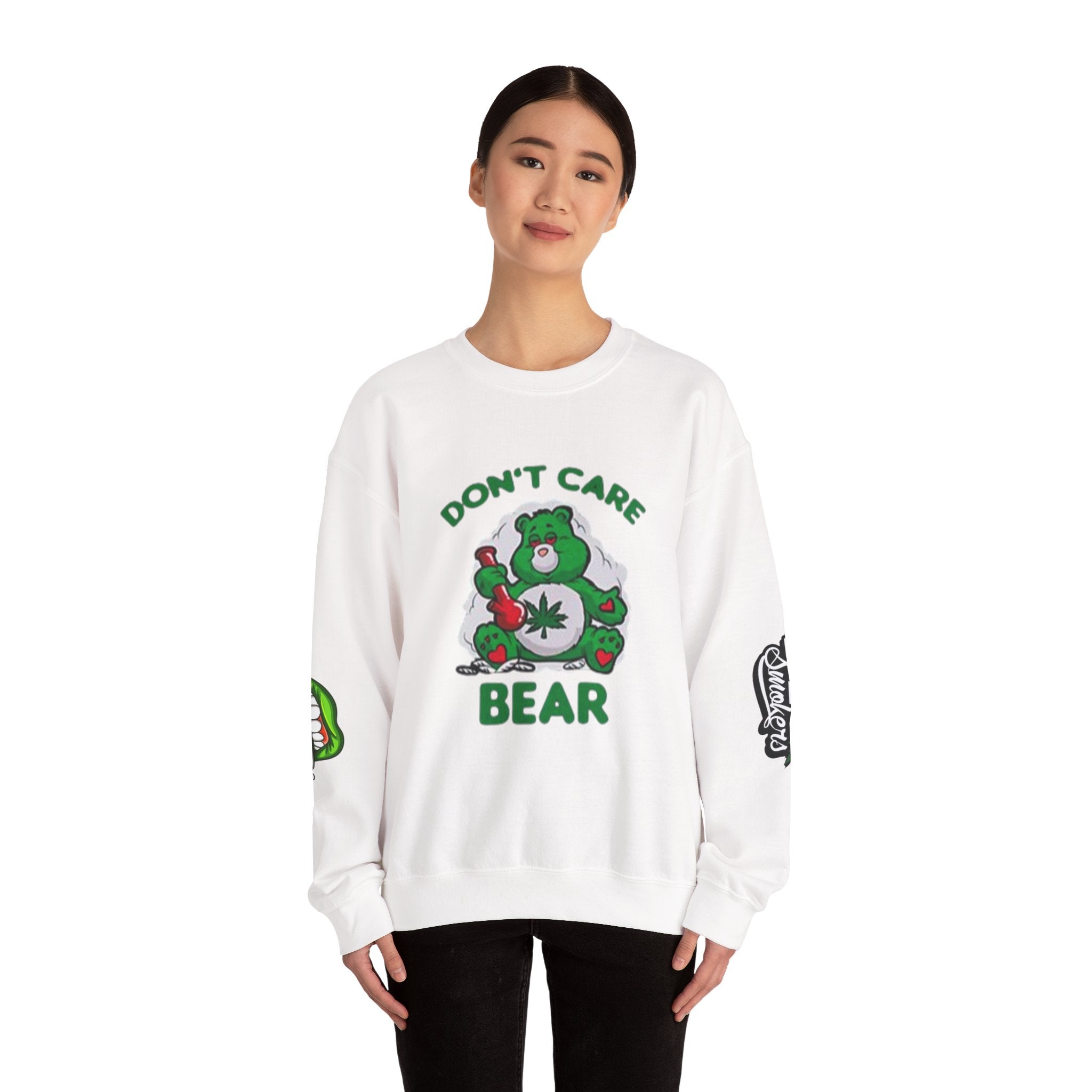 I Don't Care Bear Sweatshirt — Funny Graphic Crewneck