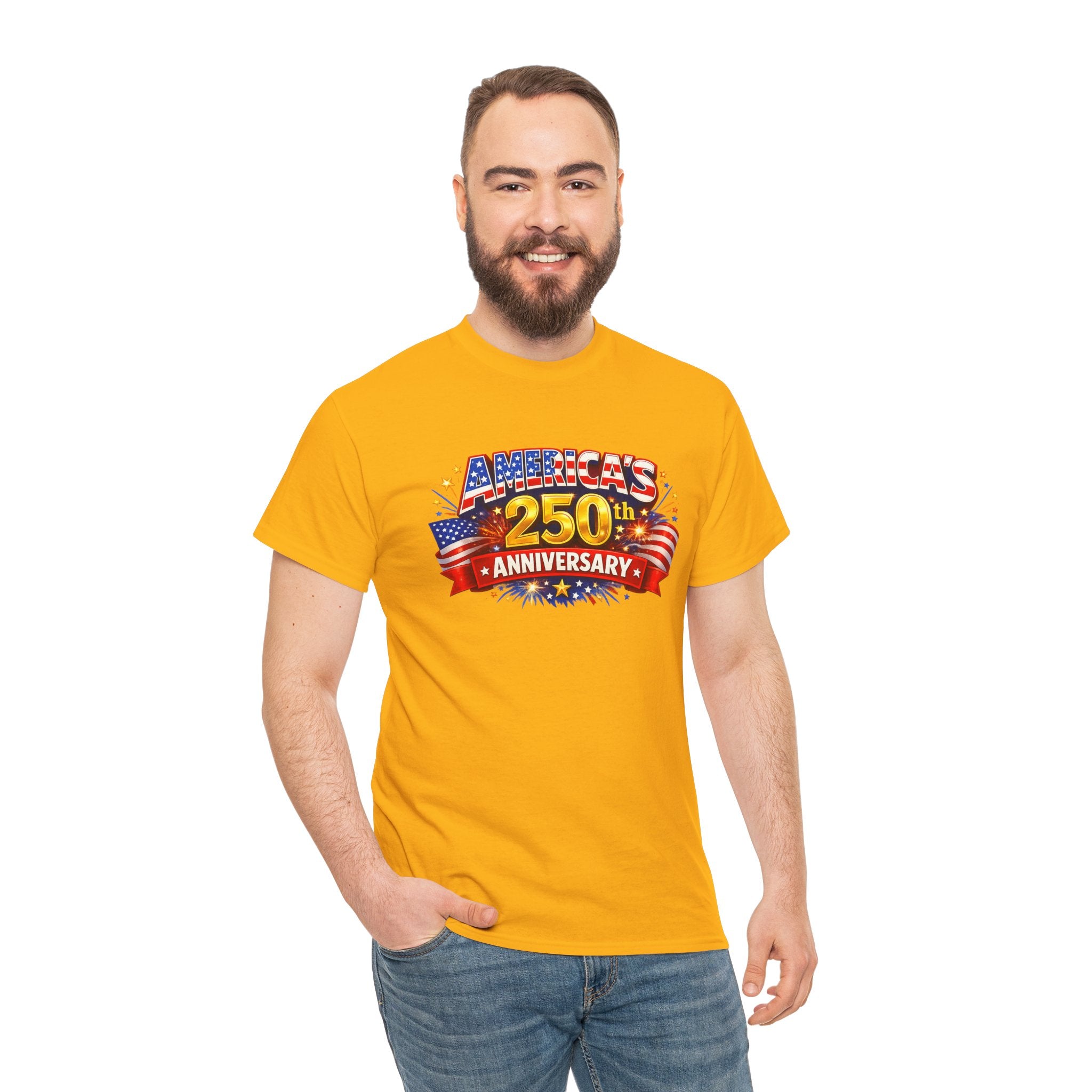 America's 250th Anniversary T-Shirt — Patriotic 4th of July Tee