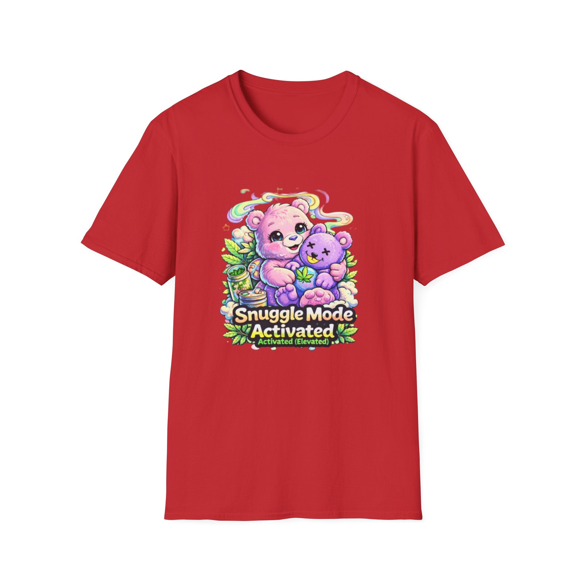 Snuggle Mode Activated T-Shirt — Cute Bear Cuddle Graphic Tee