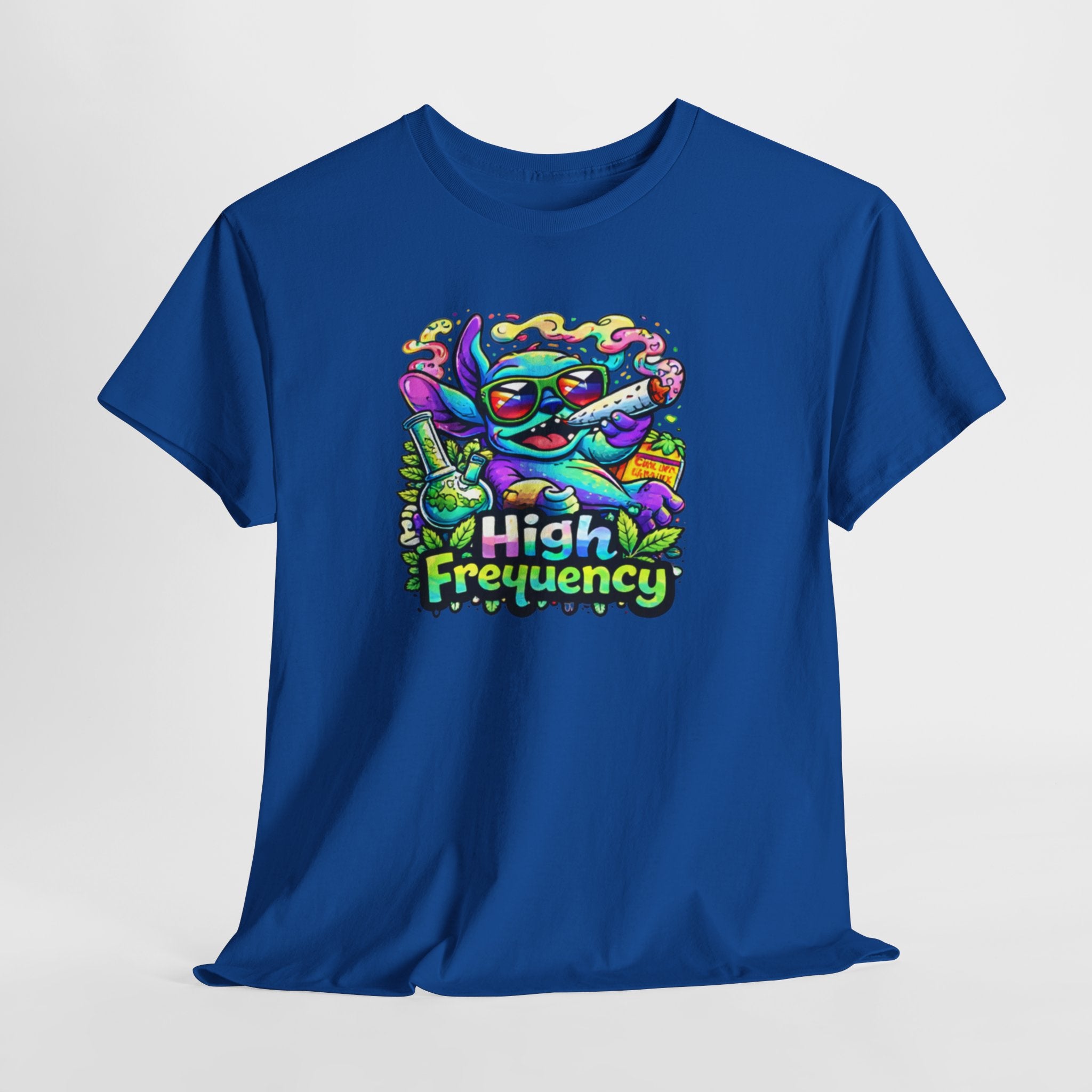 Psychedelic Cat 'High Frequency' Graphic Tee