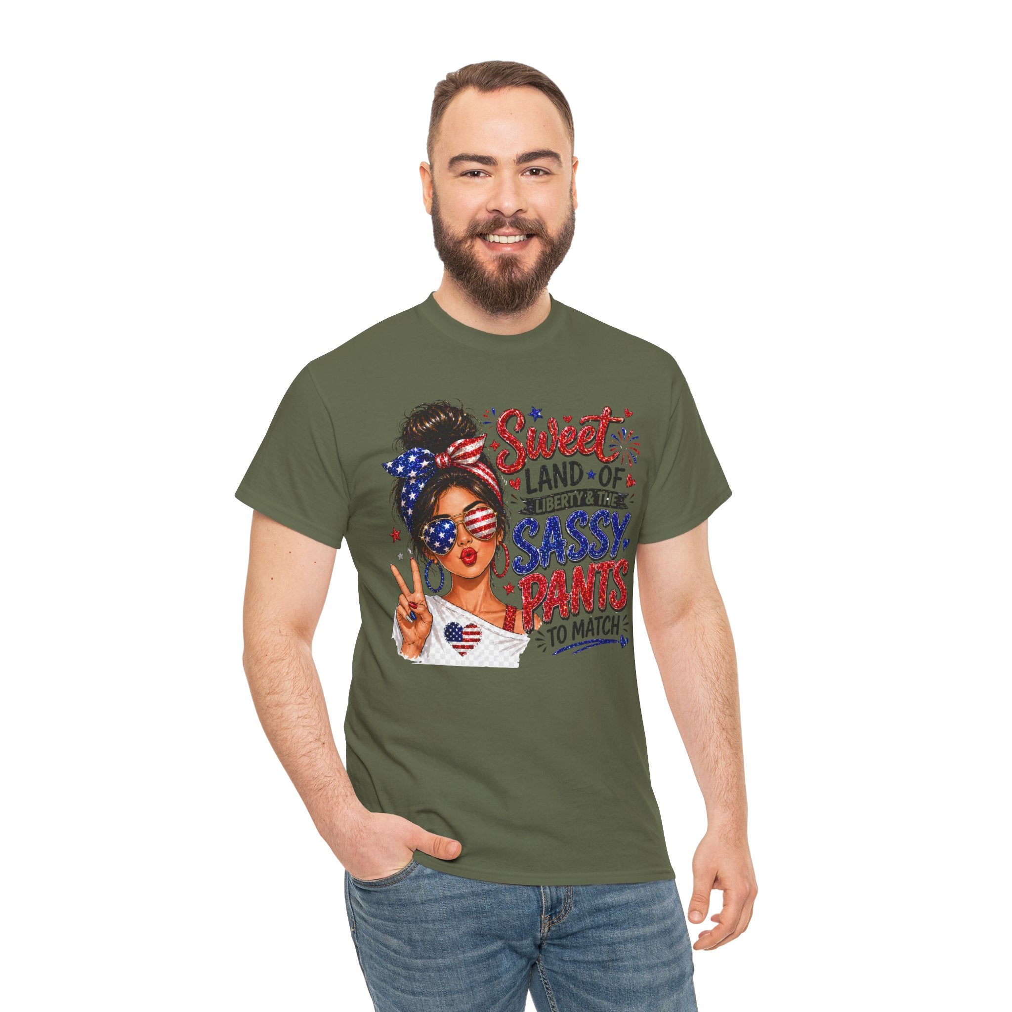 Patriotic 'Sweet Land of Liberty' Sassy Pants Tee