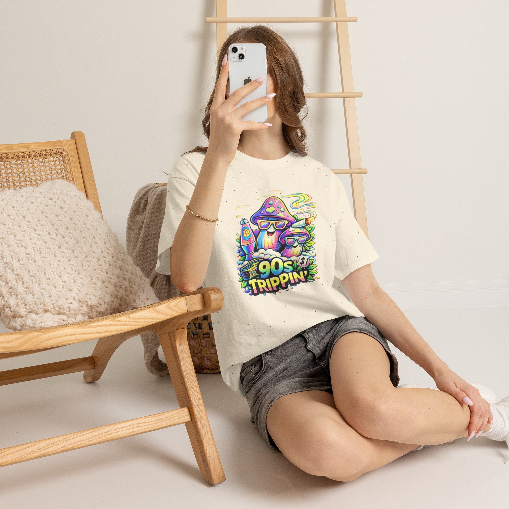 90s Trippin' Mushroom Tee
