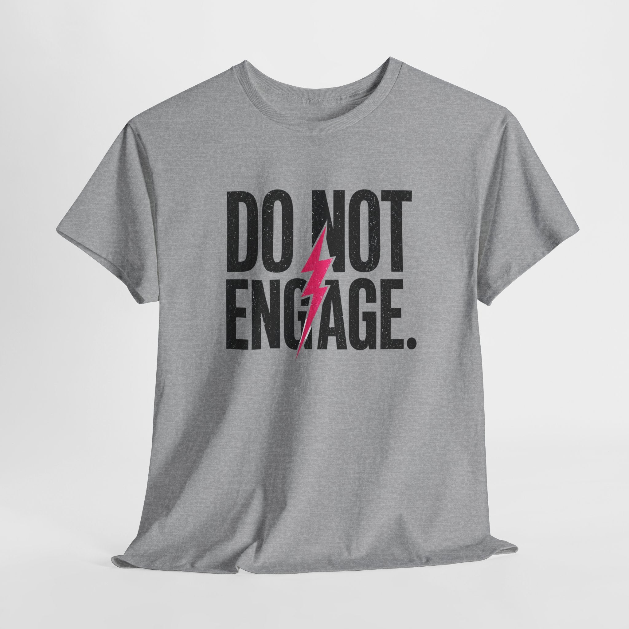 Do Not Engage Lightning Tee — Funny Bold Graphic T‑Shirt