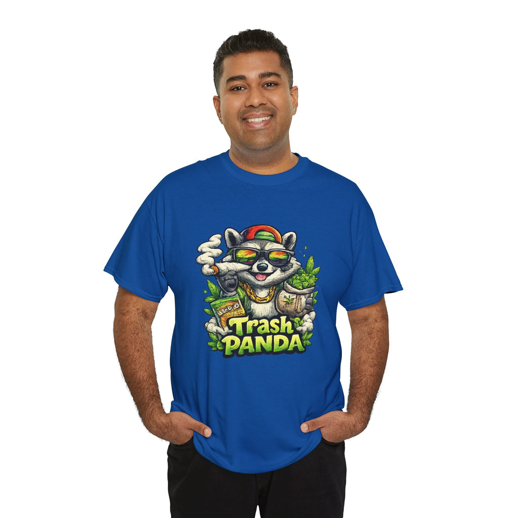 Trash Panda Graphic Tee — Funny Raccoon Streetwear Shirt