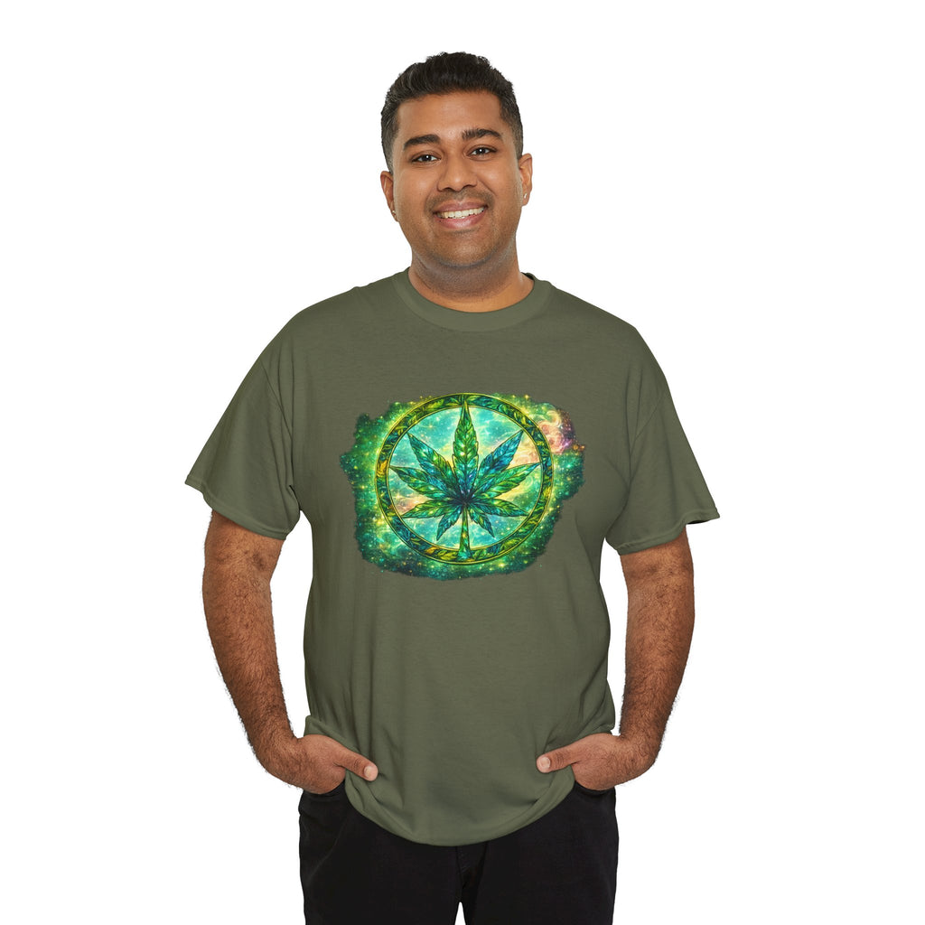 Marijuana Leaf Tie-Dye T-Shirt