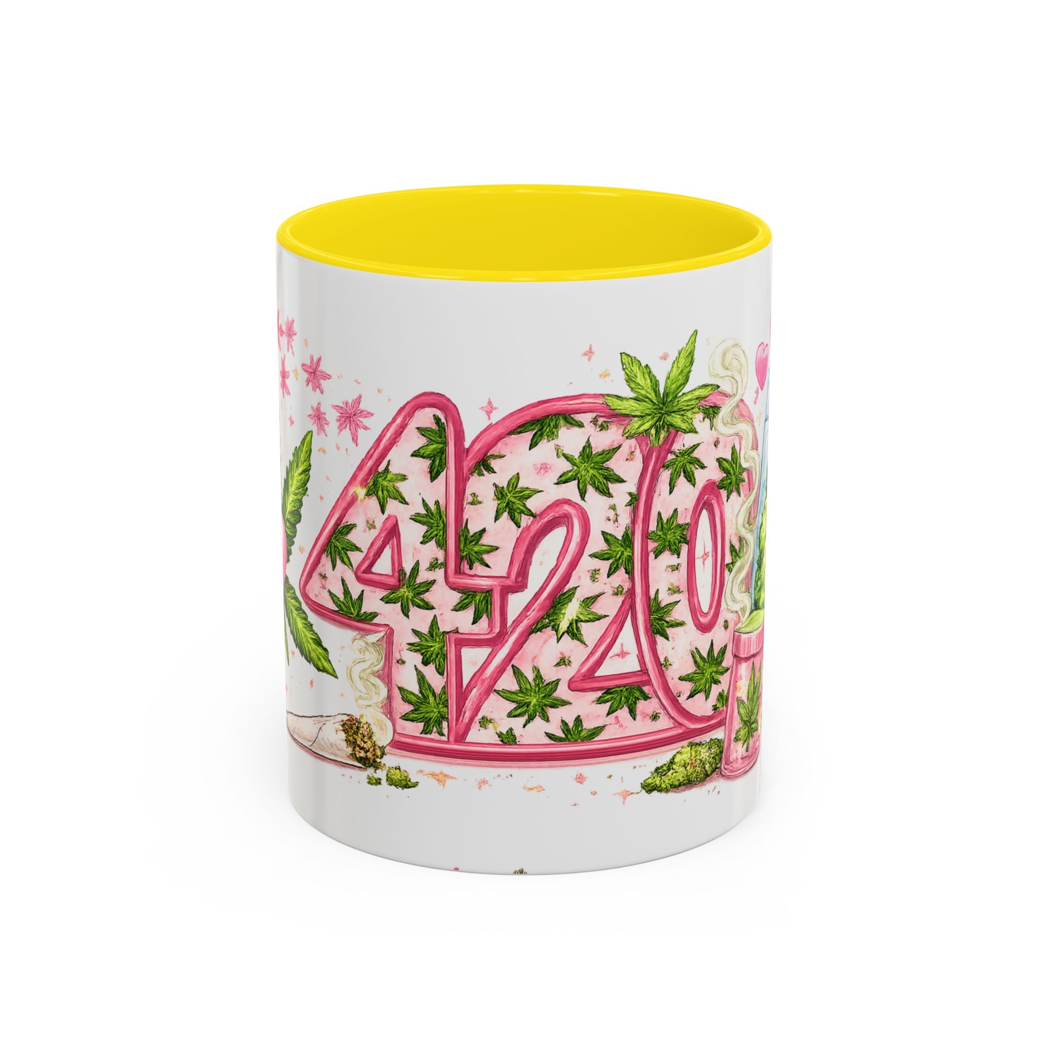 420 Cannabis Coffee Mug — 'Best Buds' Accent Tea Cup (11/15oz)