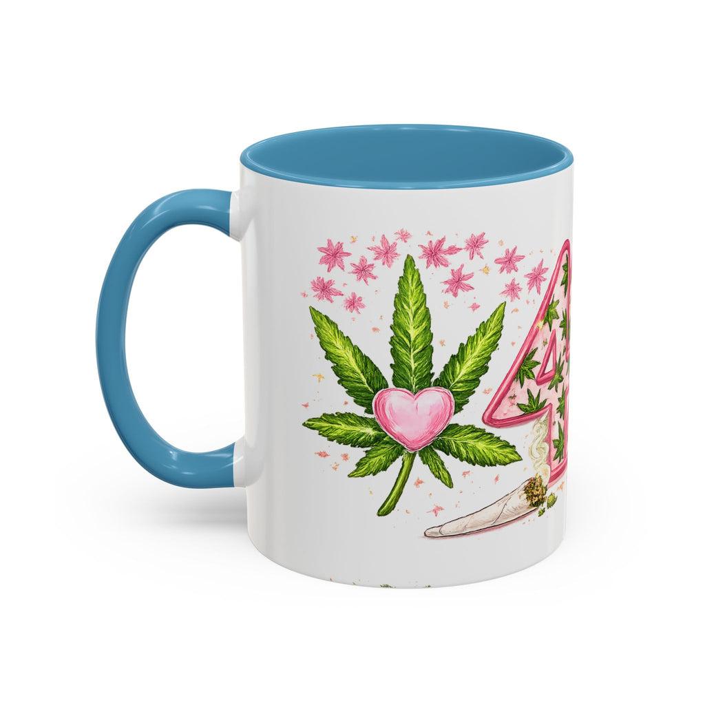 420 Cannabis Coffee Mug — 'Best Buds' Accent Tea Cup (11/15oz)