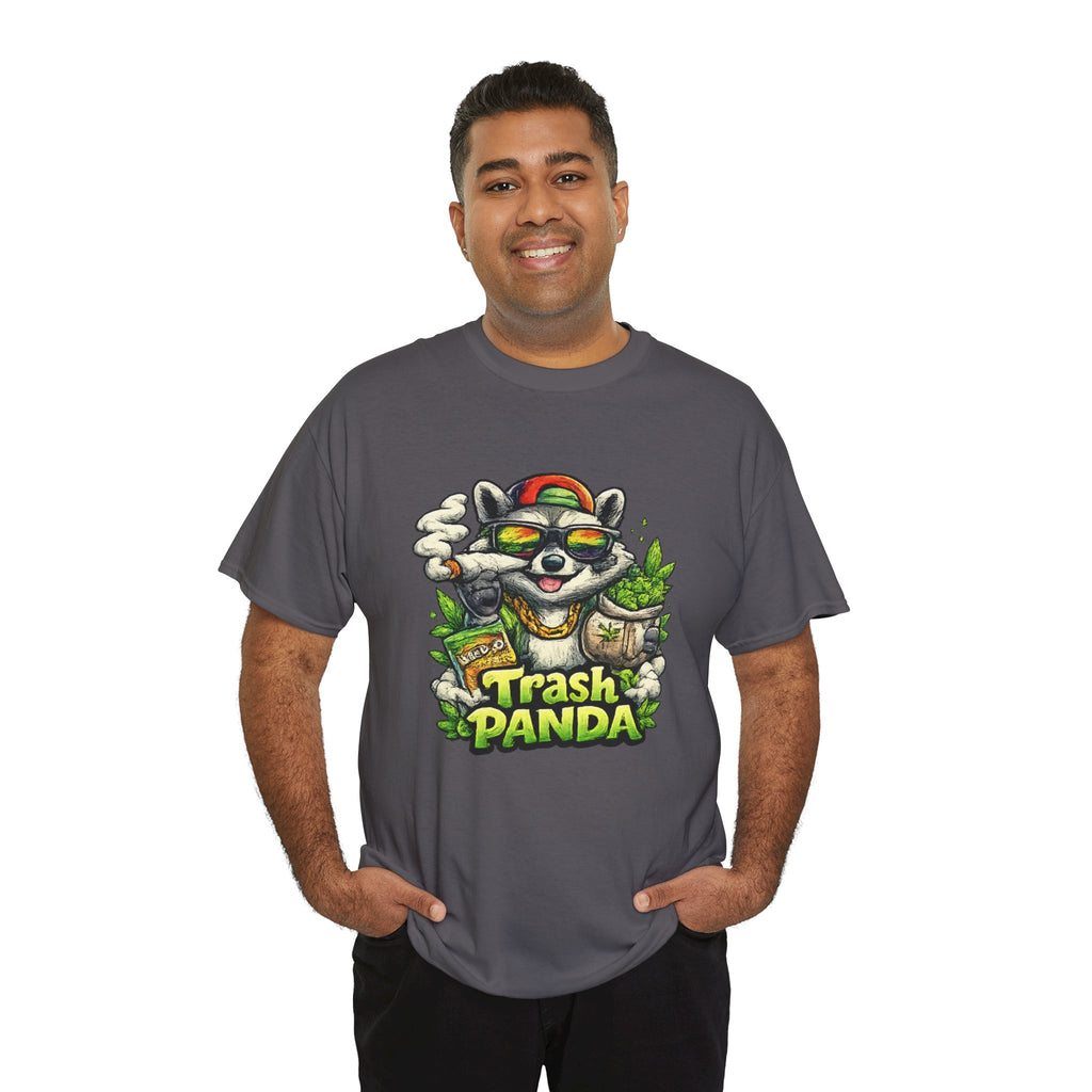 Trash Panda Graphic Tee — Funny Raccoon Streetwear Shirt