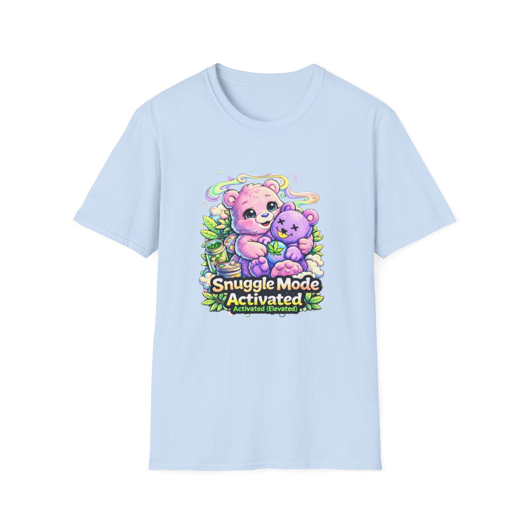 Snuggle Mode Activated T-Shirt — Cute Bear Cuddle Graphic Tee
