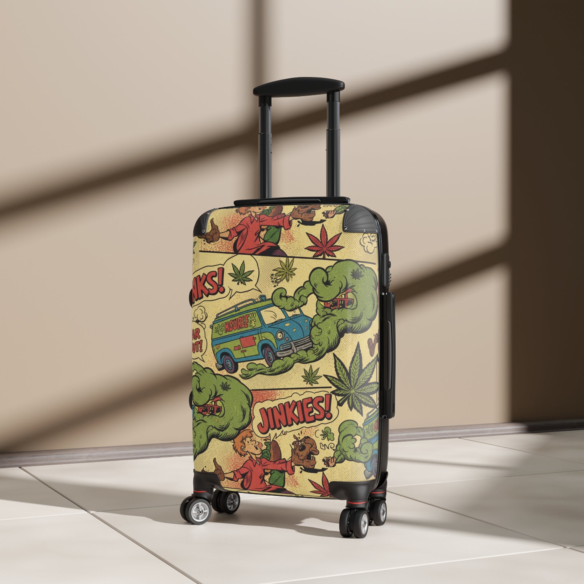 Retro Cartoon Van Suitcase – 'Jinkies!' Adventure Travel Luggage