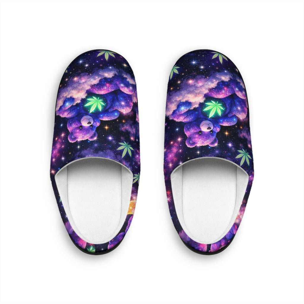 Galaxy Moon Floral Women’s Indoor Slippers