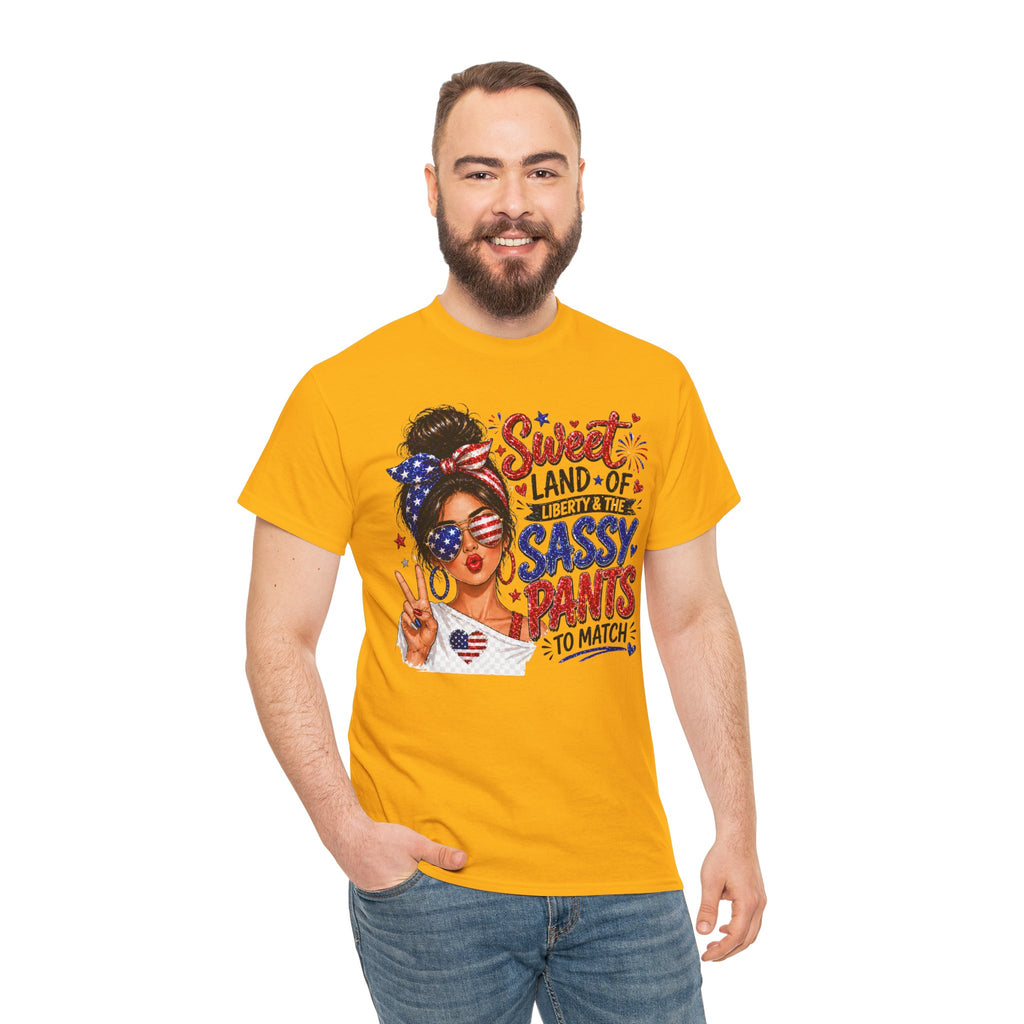 Patriotic 'Sweet Land of Liberty' Sassy Pants Tee