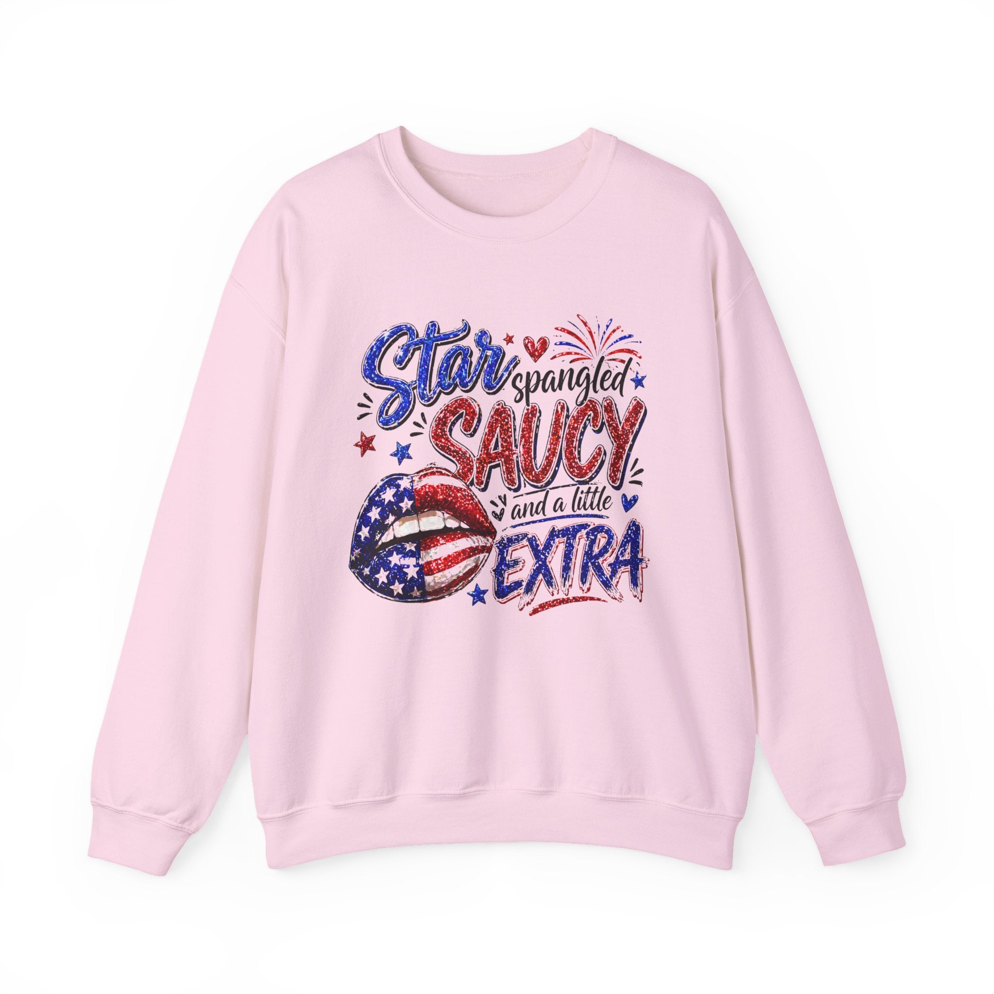 Patriotic 'Star Spangled Saucy & a Little Extra' Sweatshirt